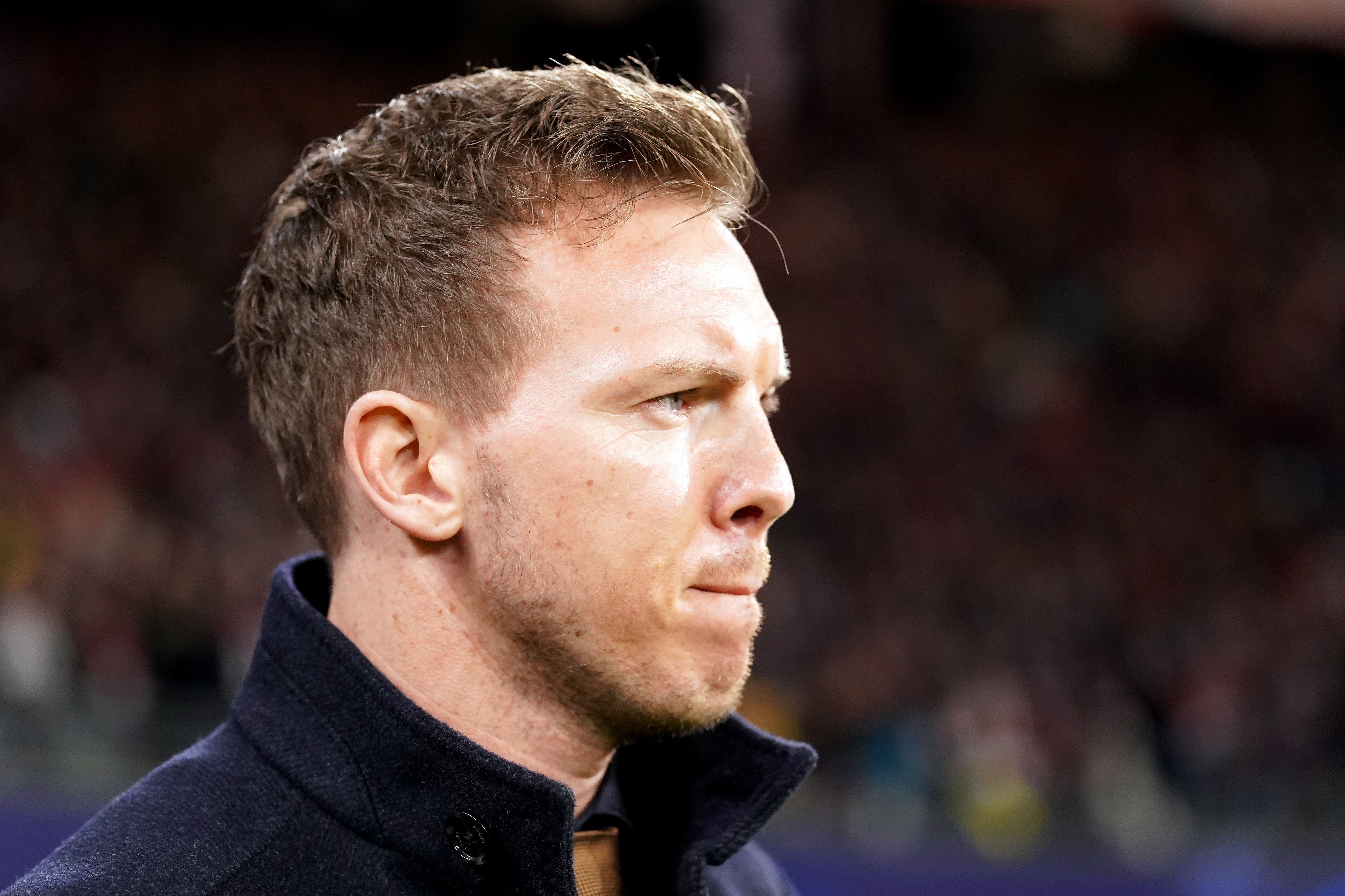 Julian Nagelsmann is no longer in the running for the Chelsea job (John Walton/PA)