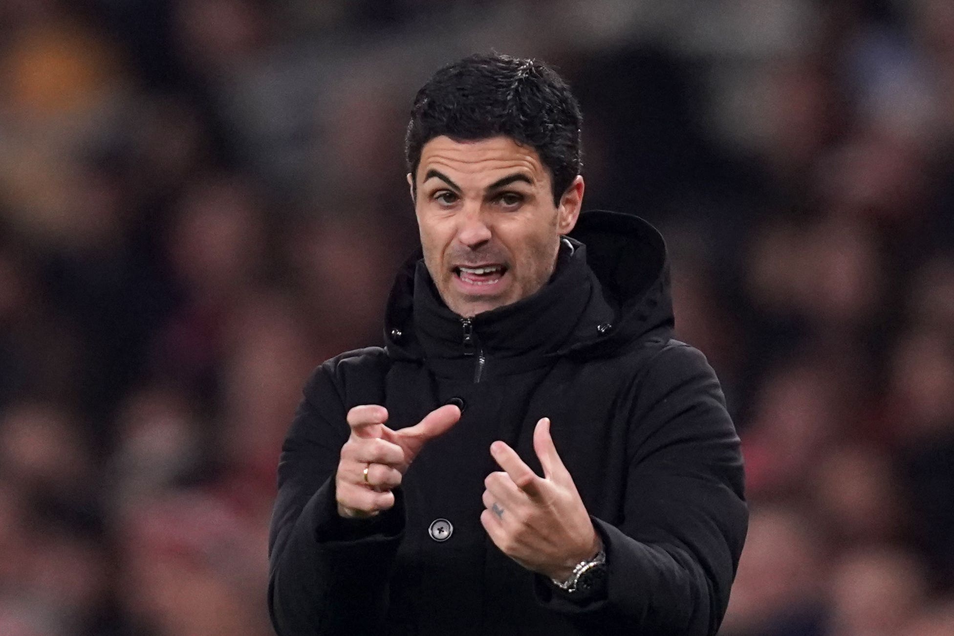 Arsenal manager Mikel Arteta saw his side draw with Southampton (John Walton/PA).