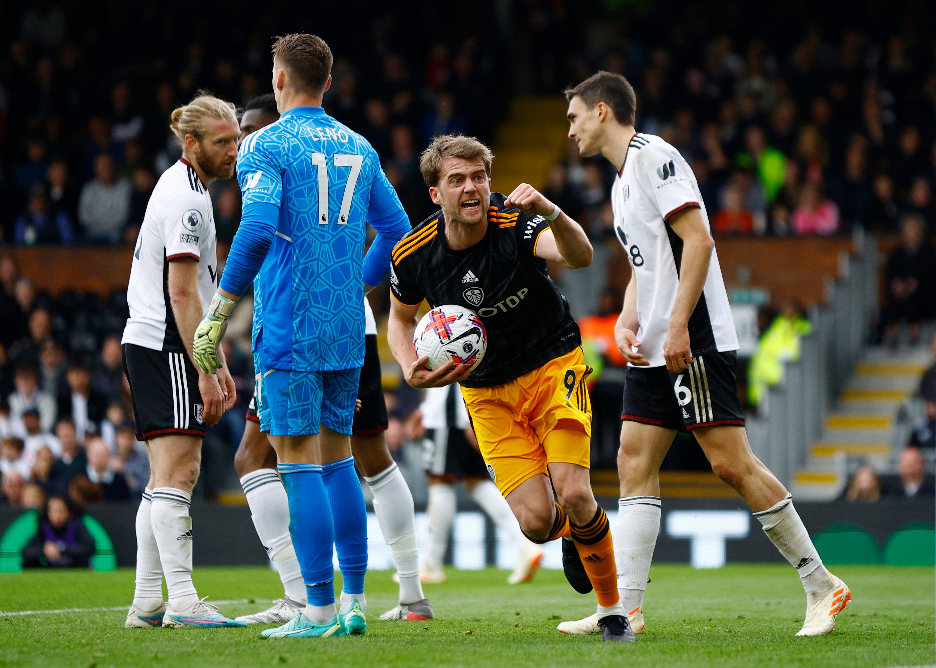 PAtrick Bamford forced an own goal but couldn’t turn Leeds’ fortunes around