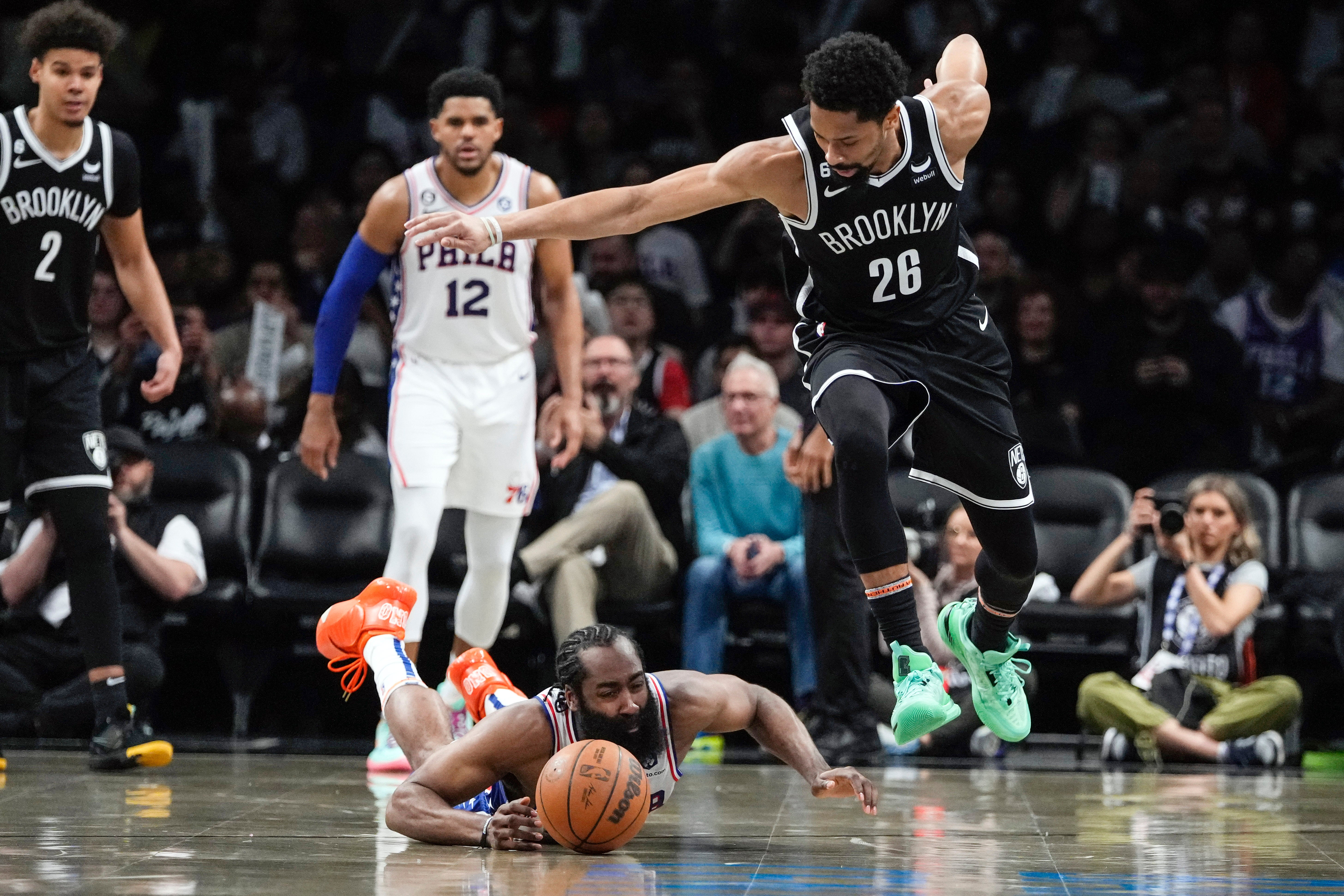 APTOPIX 76ers Nets Basketball