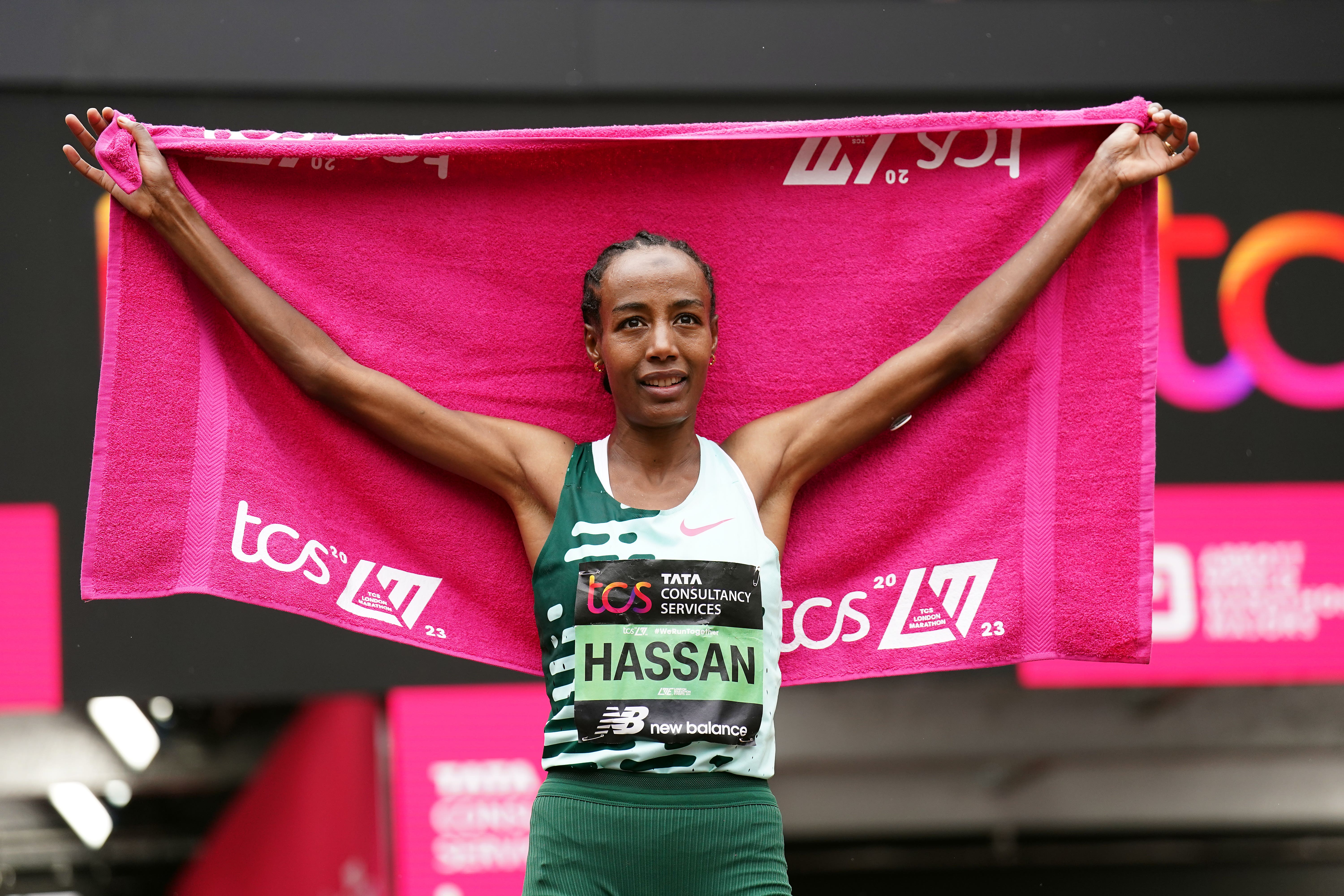 Sifan Hassan was a surprise winner of the TCS London Marathon (John Walton/PA)