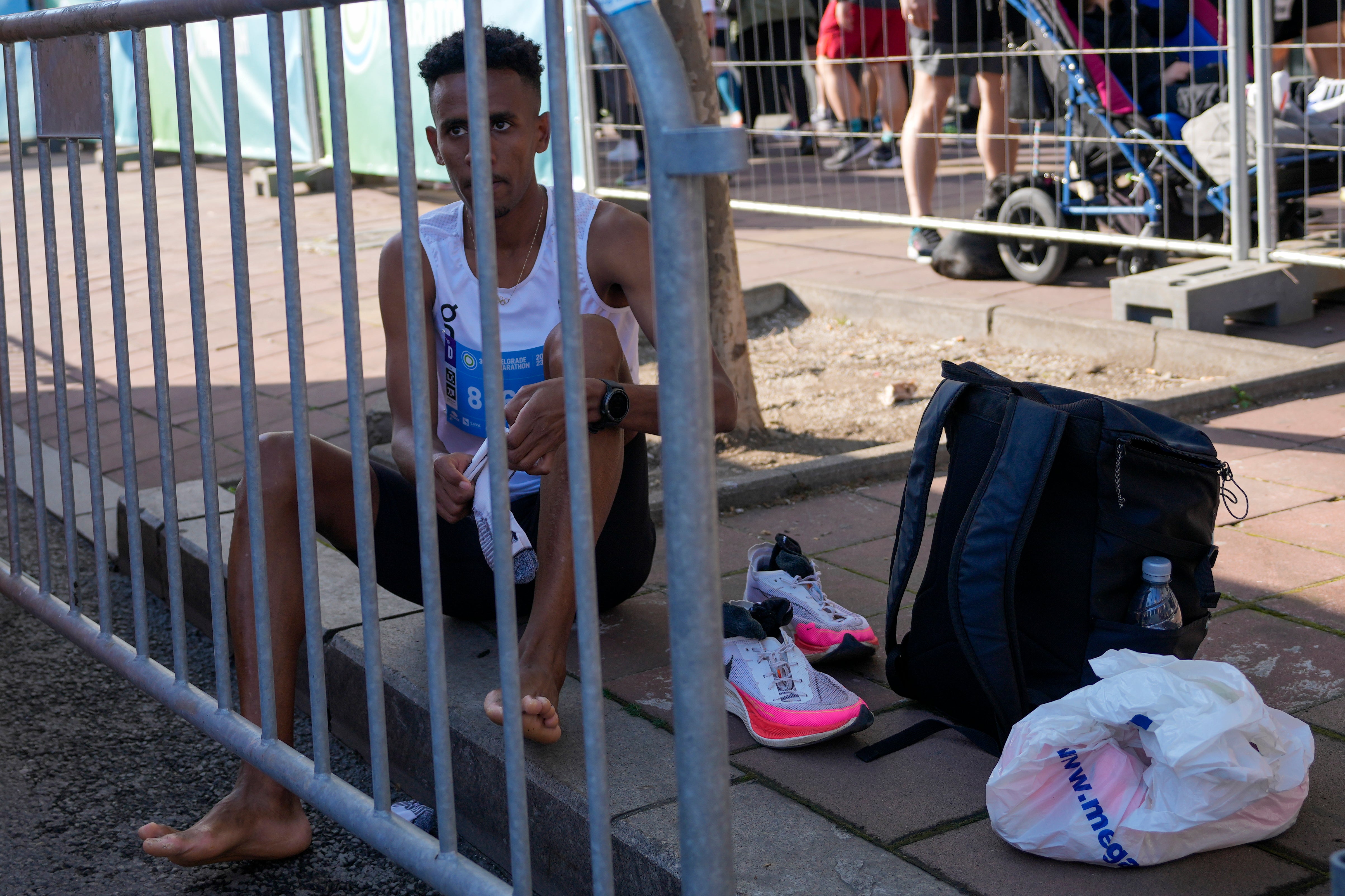Belgrade Marathon Refugee Runner