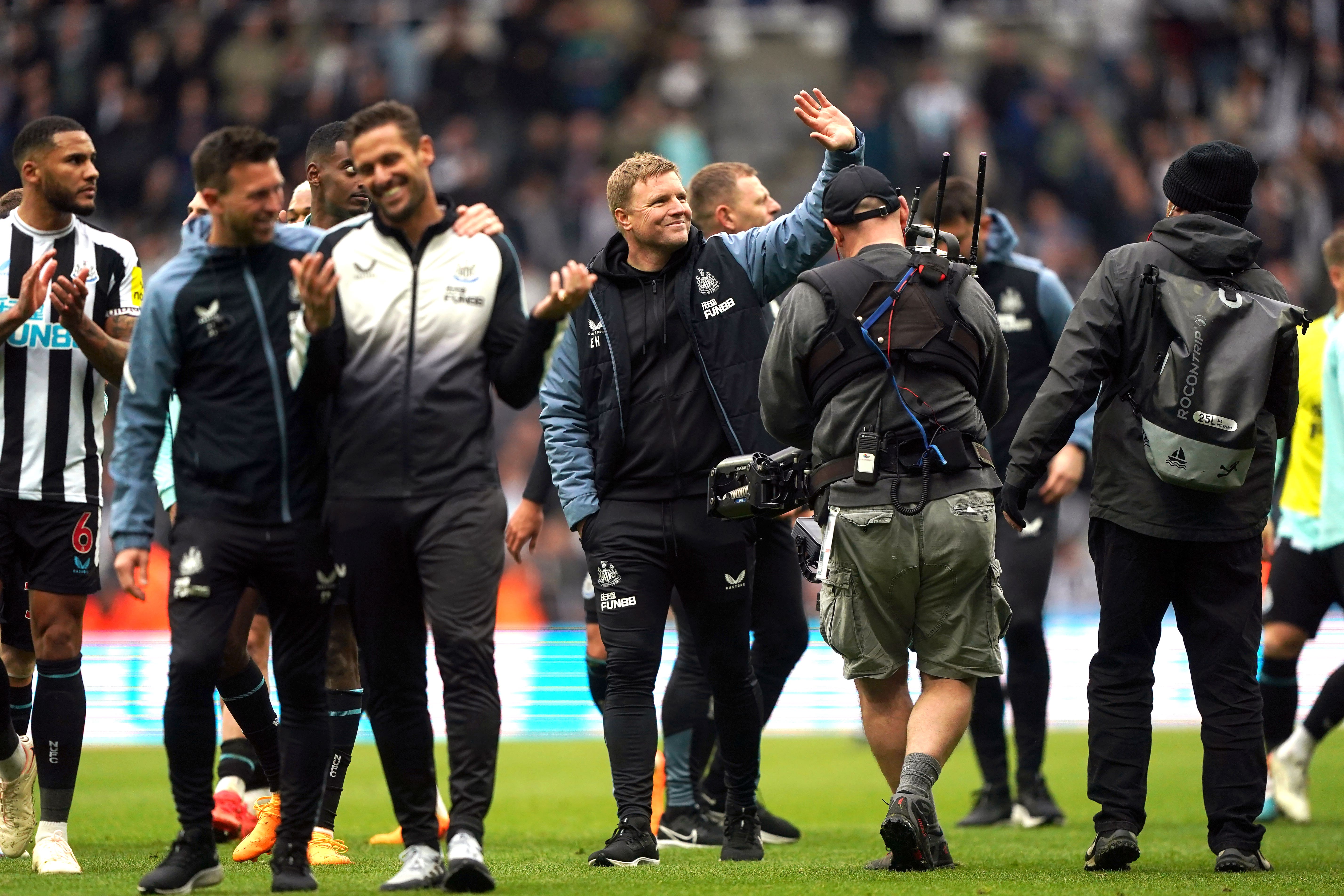 Eddie Howe’s side beat Spurs on Sunday (Owen Humphreys/PA)