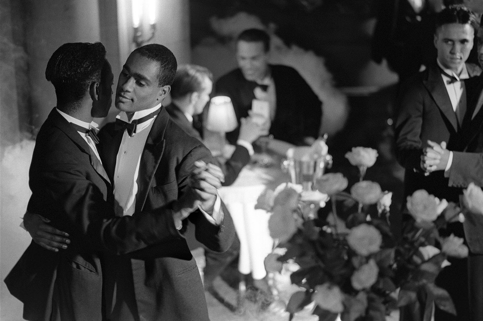 Isaac Julien, ‘Pas de Deux with Roses’ (Looking for Langston Vintage Series), 1989/2016 (Ilford classic silver gelatin fine art paper, mounted on aluminium and framed)