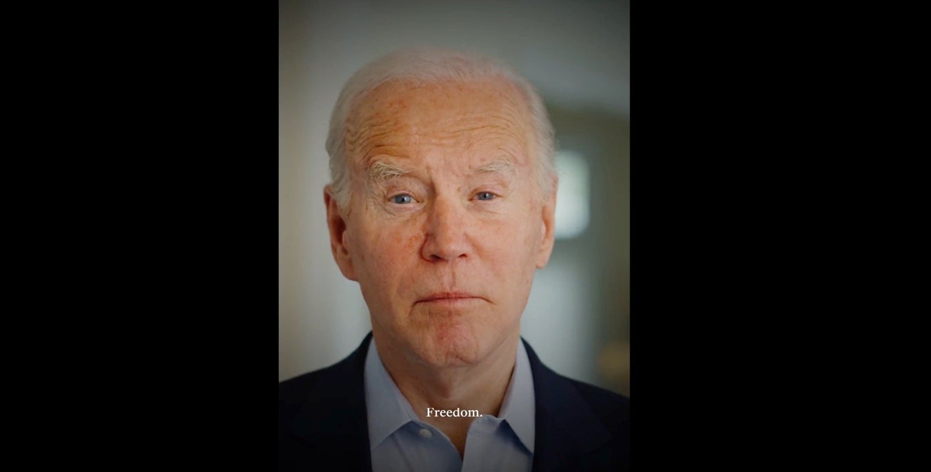 Joe Biden announces 2024 bid in video announcement