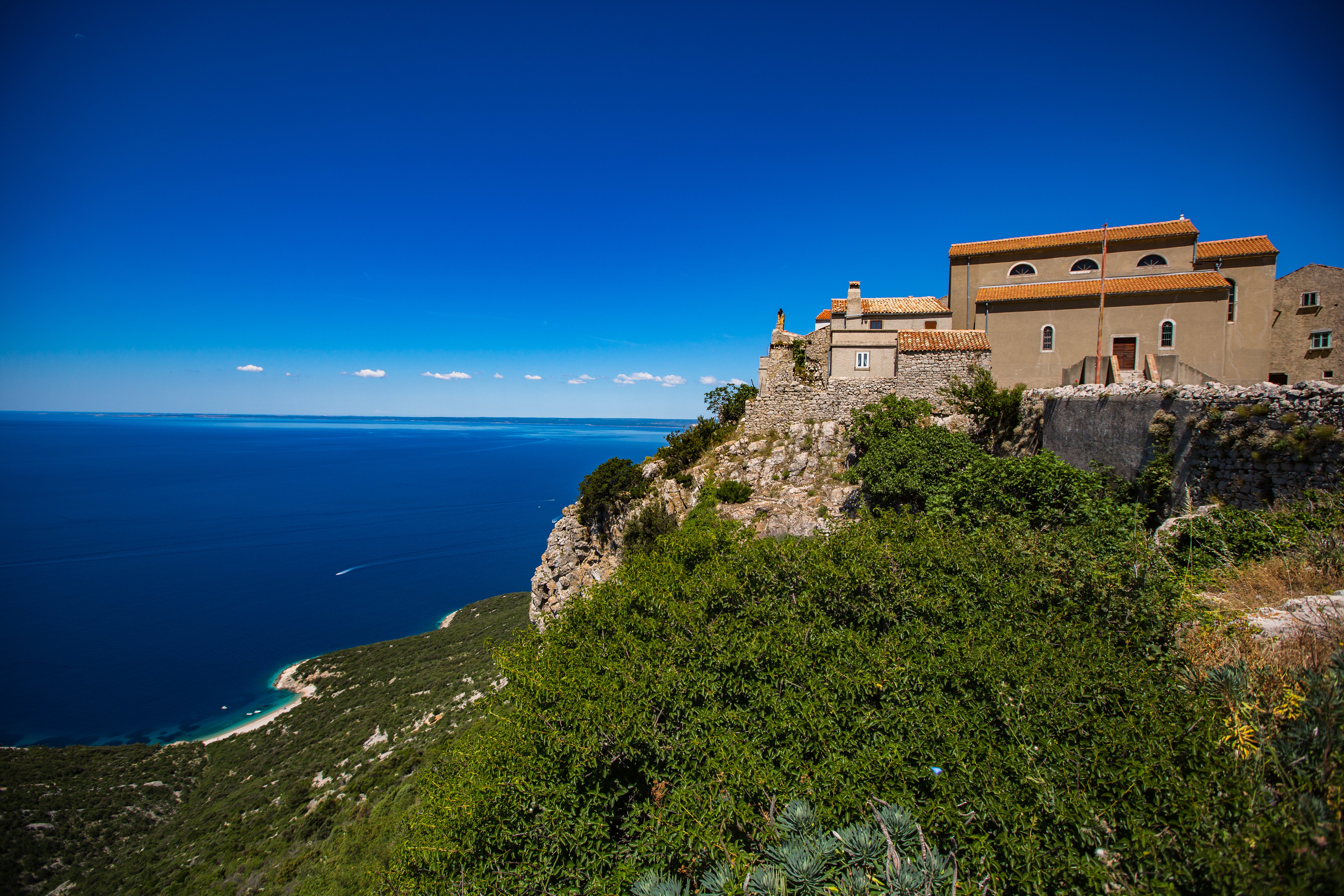 Expect stunning views from the village of Lubenice on Cres