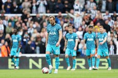 Tottenham players to refund fans after Newcastle thrashing: ‘We understand your anger’