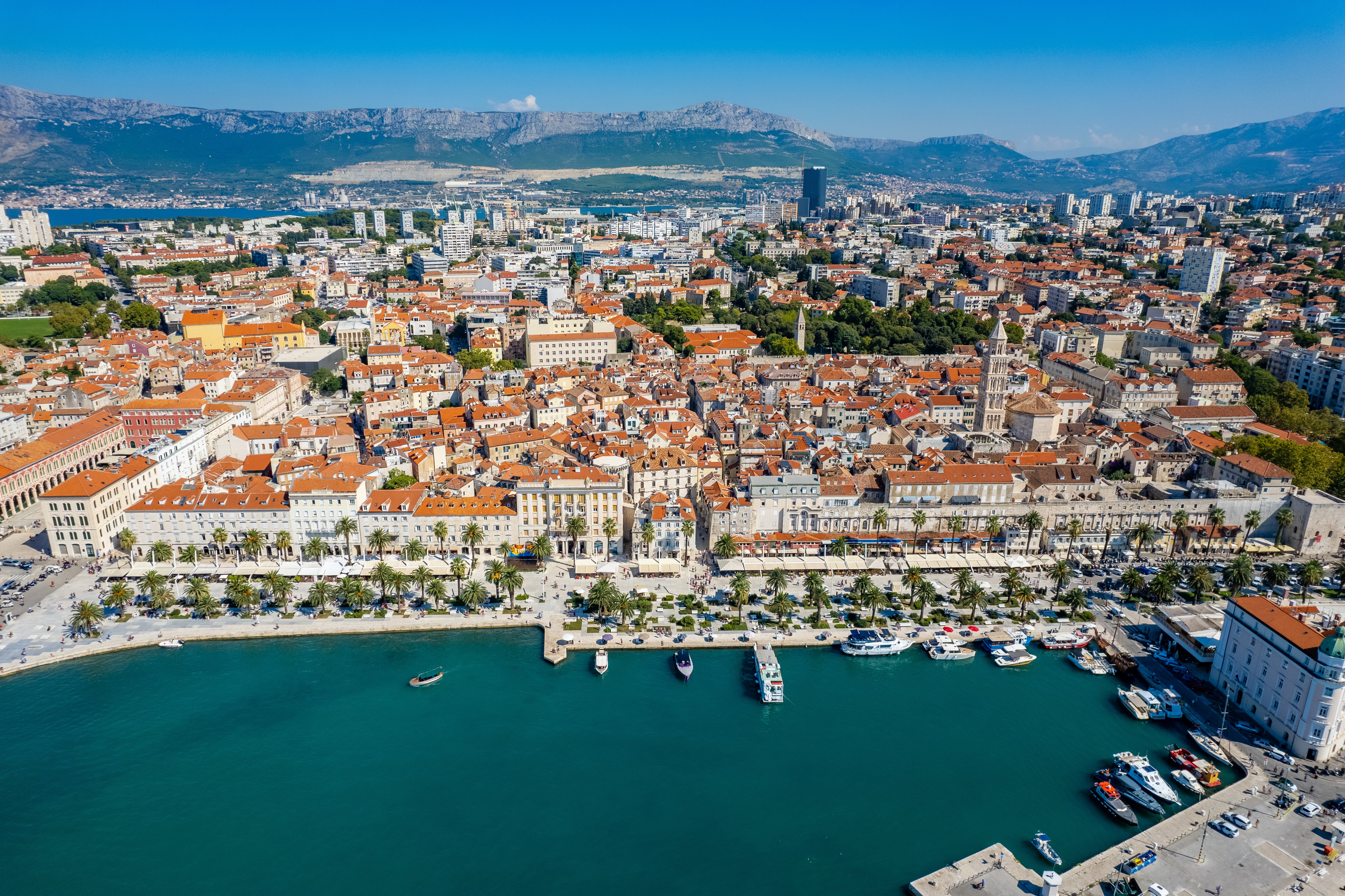 Embark on an al fresco foodventure along Split’s palm-lined Riva promenade