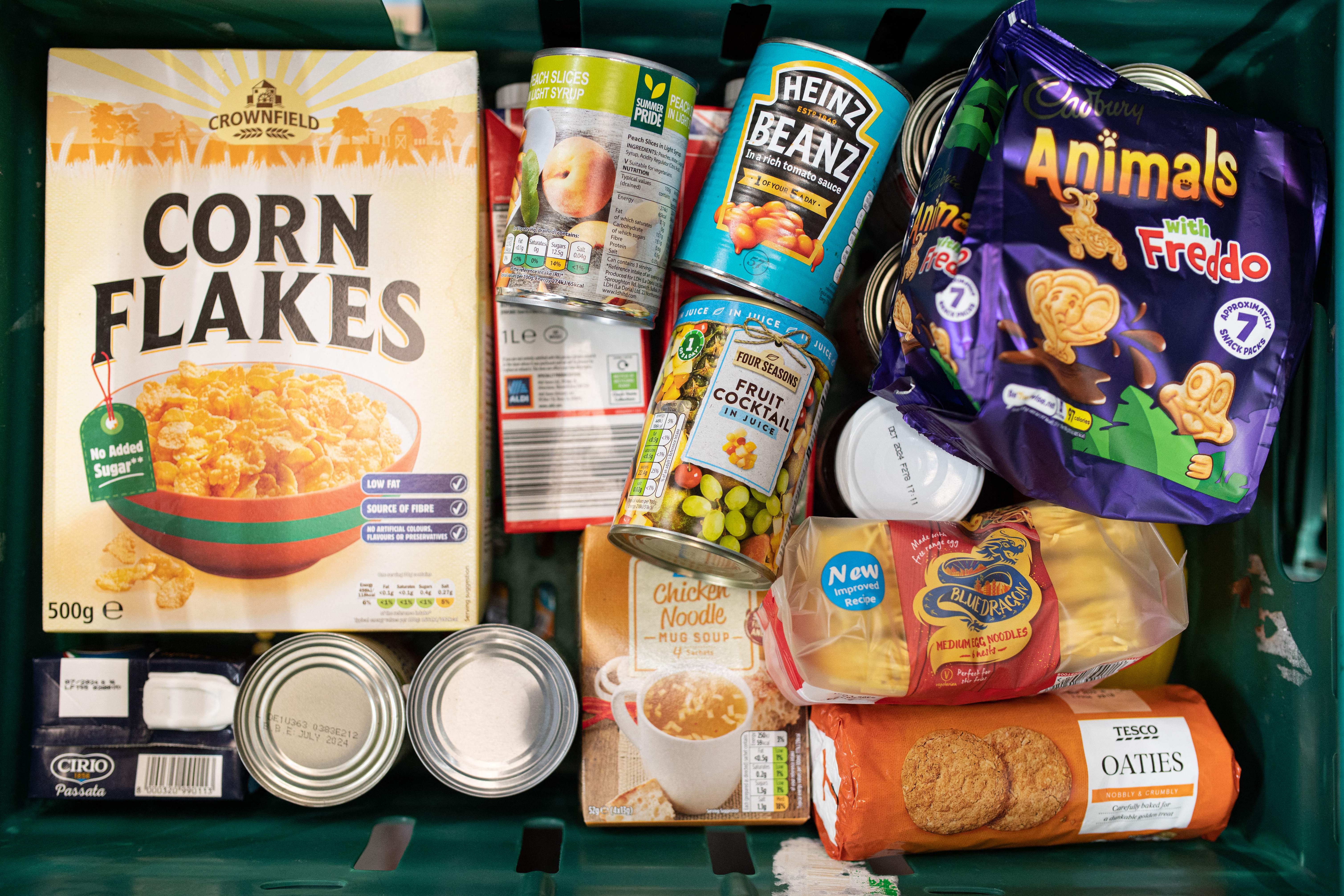 More than 760,000 people used a food bank in The Trussel Trust network for the first time in the past year