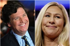 Marjorie Taylor Greene faces wave of mockery after saying she ‘stands with Tucker Carlson’