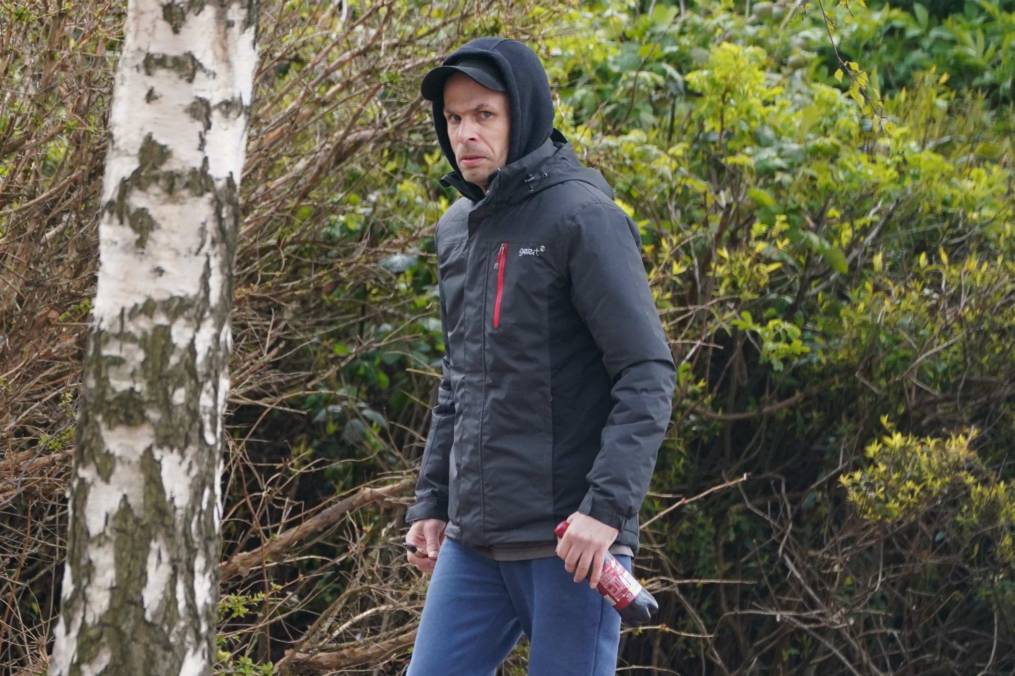 David Lee arrives at South Tyneside Magistrates’ Court (Owen Humphreys/PA)