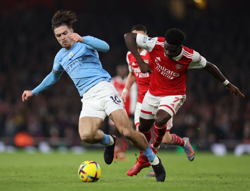 City defeated Arsenal 3-1 at the Emirates in February