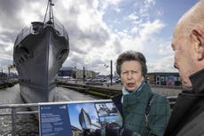 Princess Royal reopens newly renovated WW1 ship in Belfast