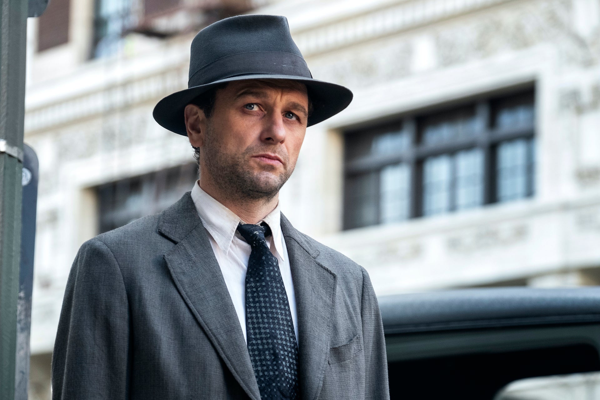 Tough grit: Matthew Rhys as Los Angeles attorney Perry Mason in the HBO reboot