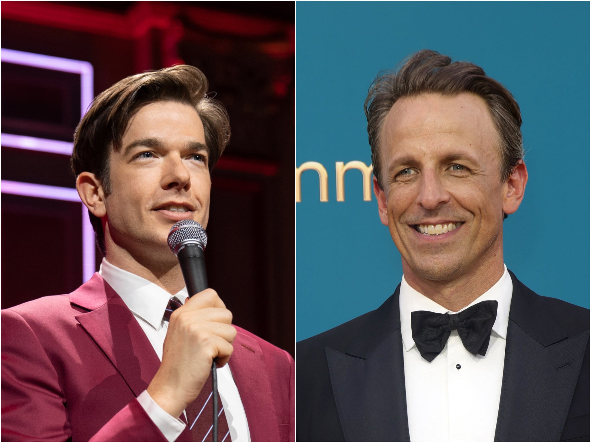 John Mulaney (left) and Seth Meyers