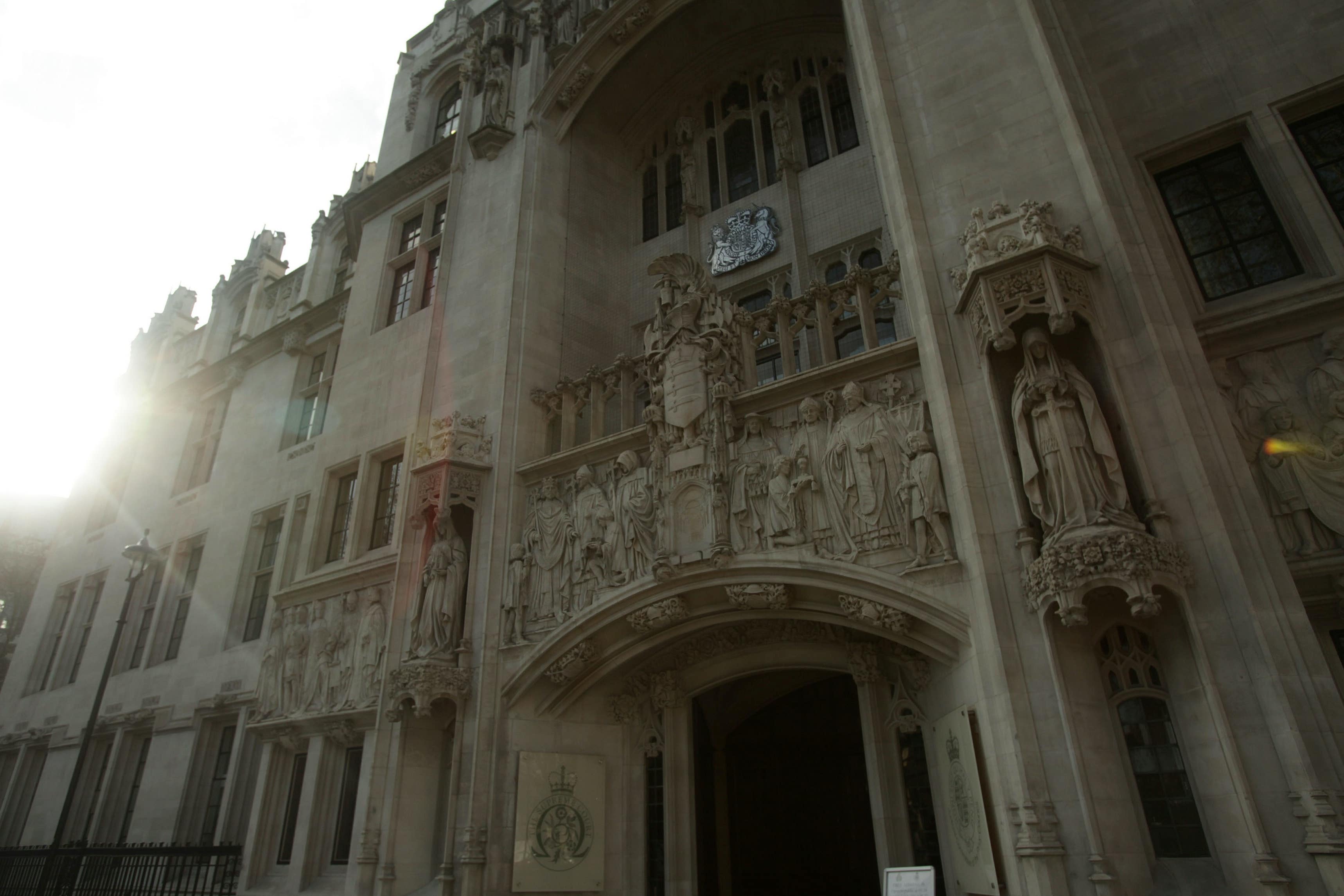 The Supreme Court in Westminster (Yui Mok/PA)