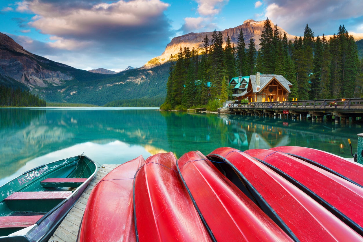 Emerald Lake in Yoho National Park, British Colombia