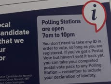 Tory leaflet wrongly tells people they don’t need ID to vote in local elections