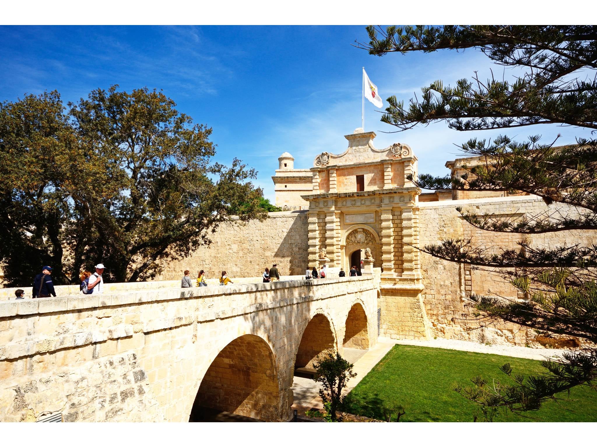 Follow this ancient entrance into the walled city