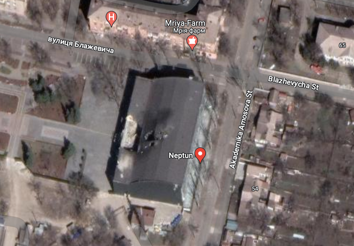 Neptun Swimming Pool, Mariupol, 2022