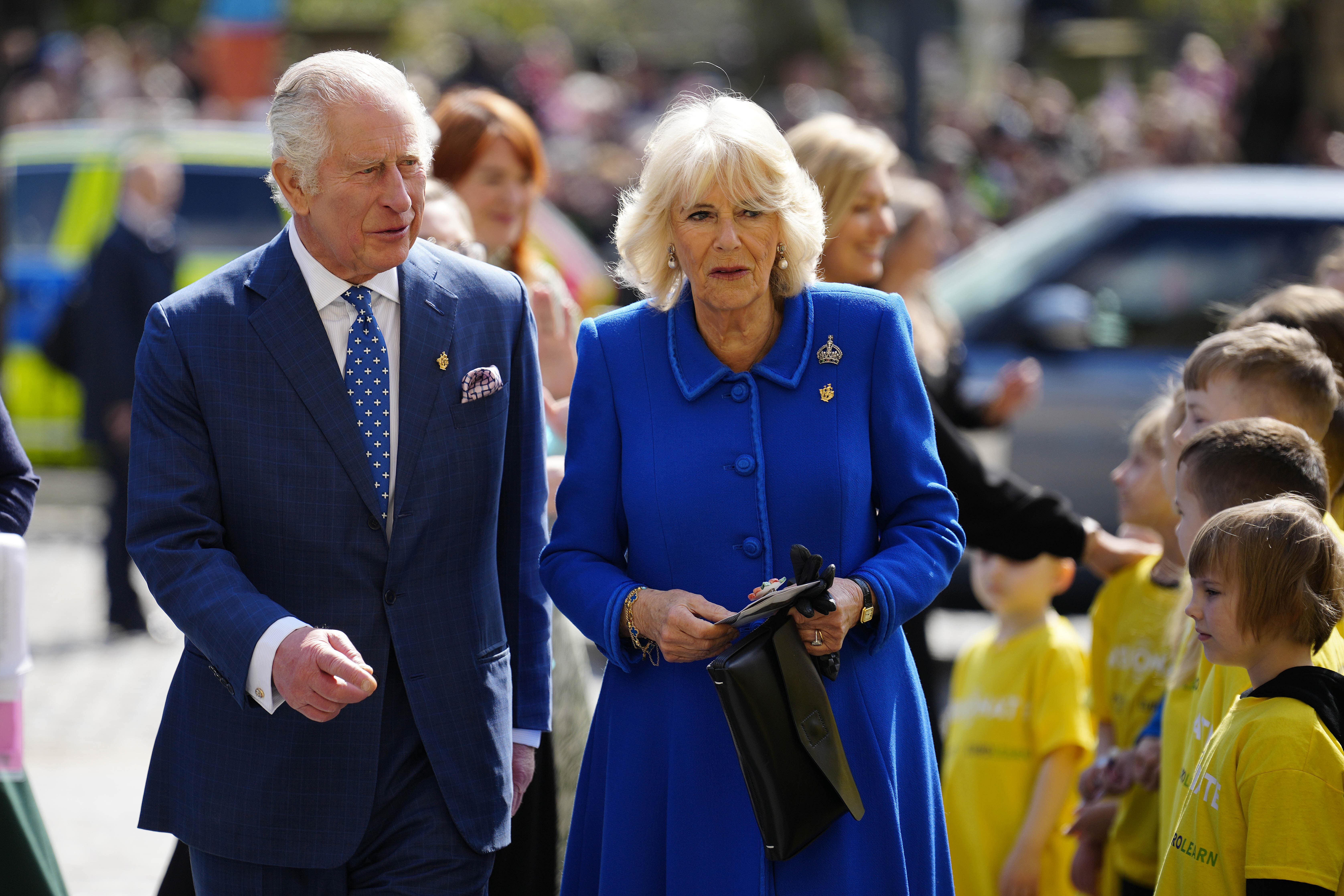 The King and Queen Consort (Jon Super/PA)