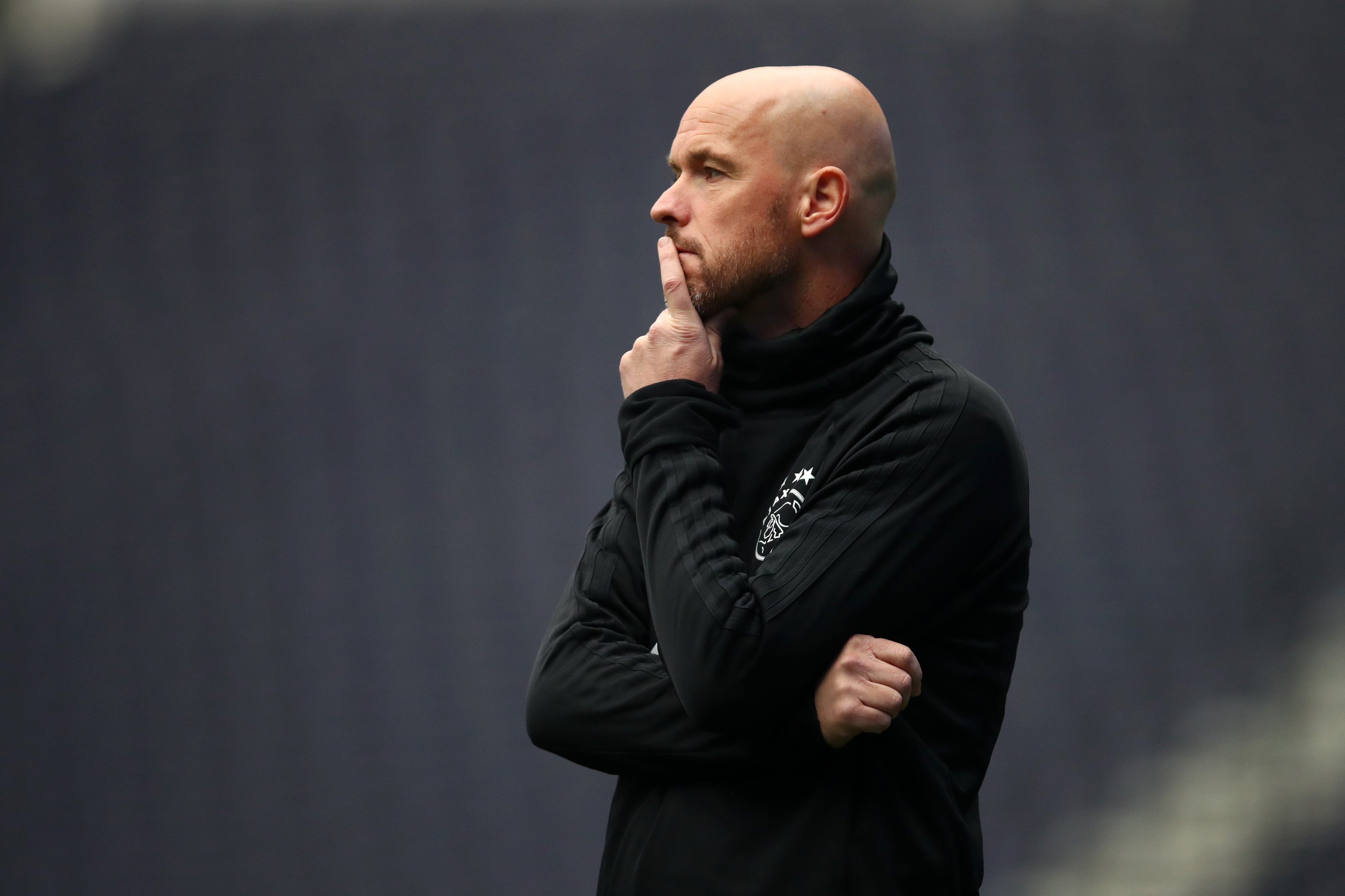 Ten Hag on his last visit to the Tottenham Hotspur Stadium, with Ajax in 2019