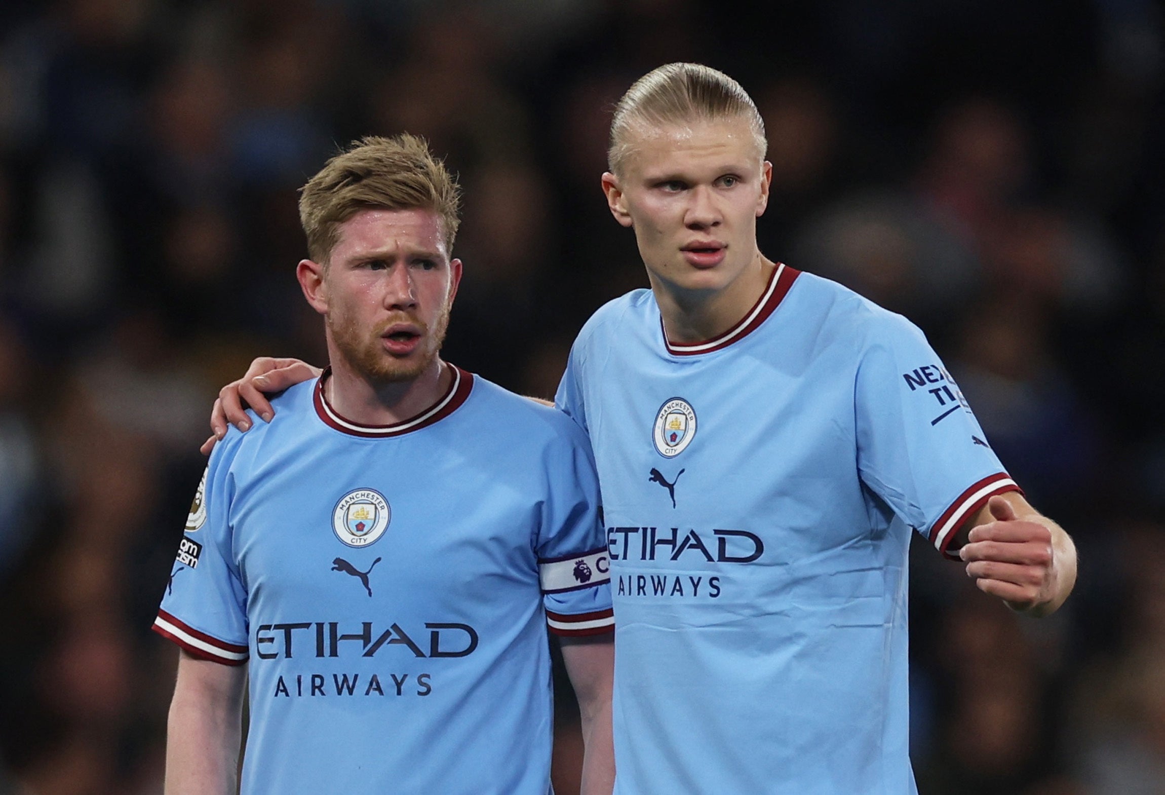 Deadly duo: De Bruyne and Haaland were unstoppable