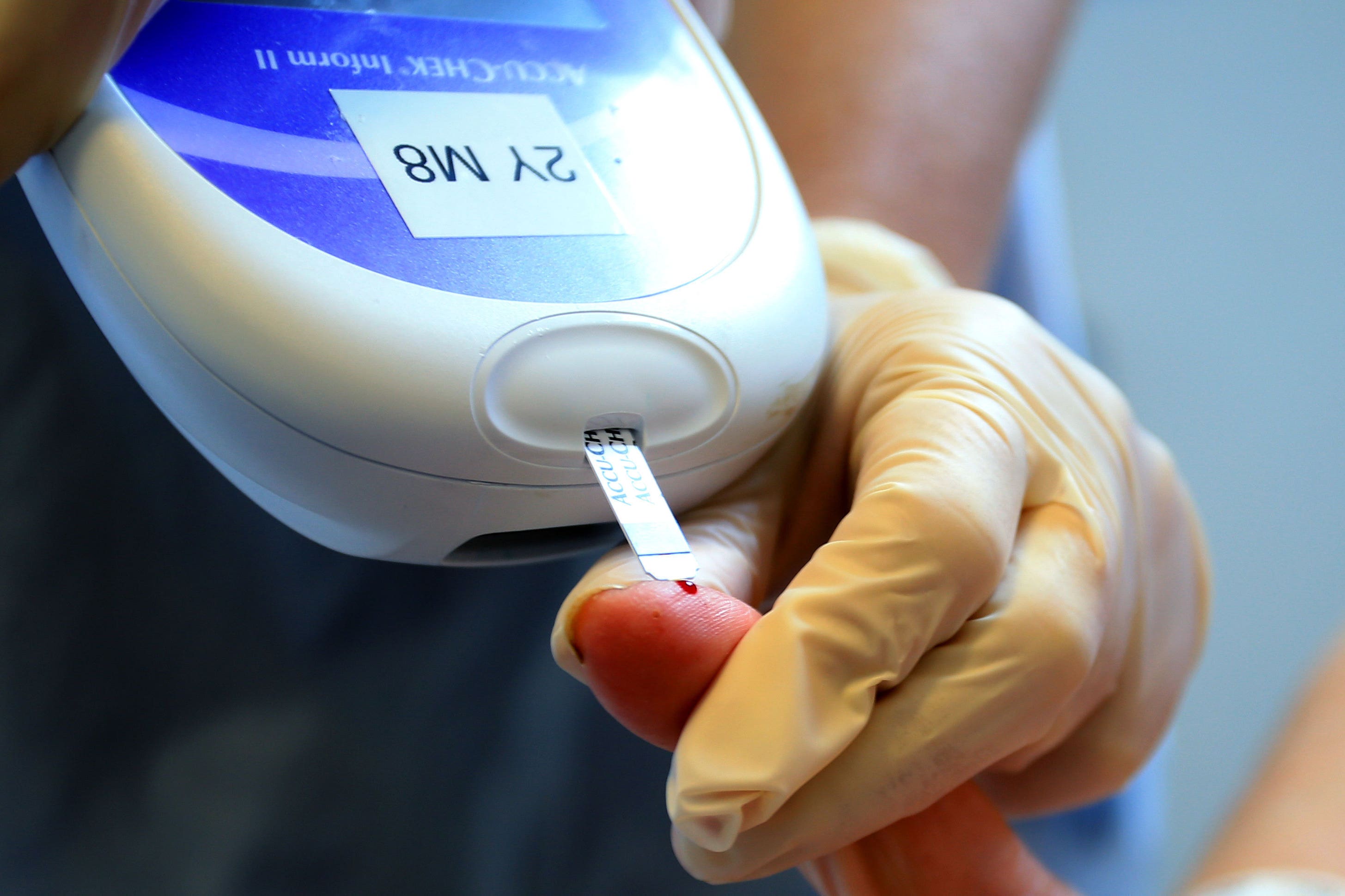 Diabetes test (Peter Byrne/PA)