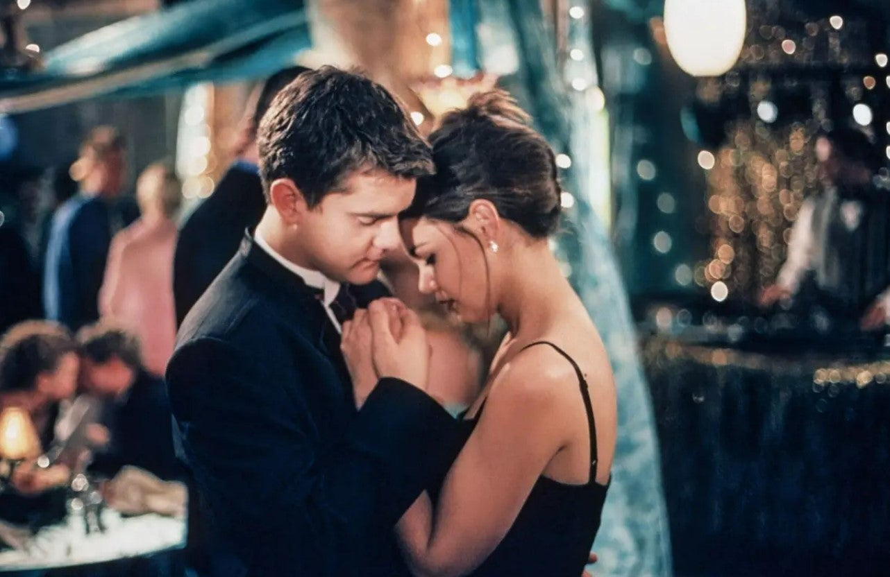 Joshua Jackson and Katie Holmes in ‘Dawson’s Creek’