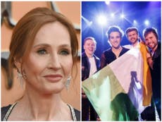 JK Rowling accuses Irish Eurovision act of ‘misogyny’ after they cut dies with creative director