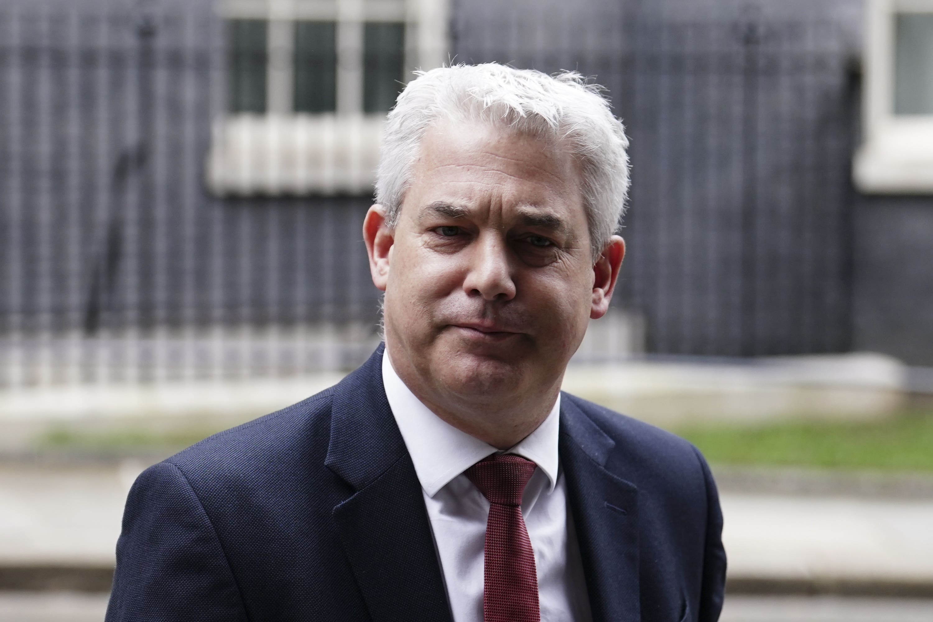 Health and Social Care Secretary Steve Barclay, leaves 10 Downing Street, London, following a Cabinet meeting (Jordan Pettitt/PA)