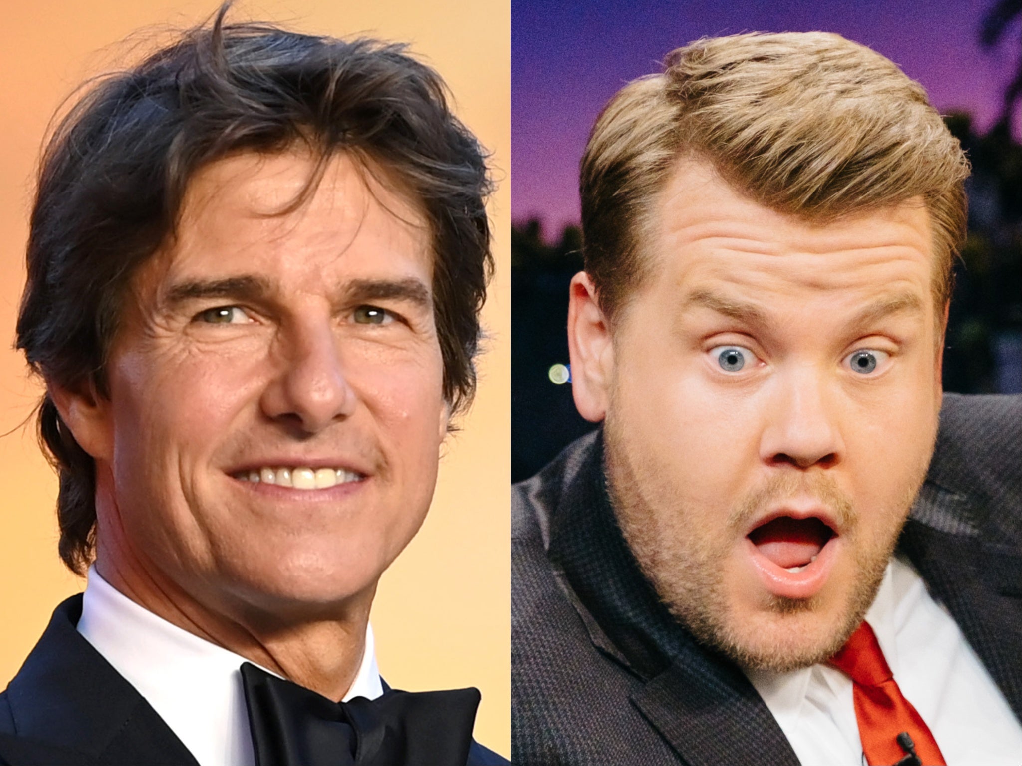 Tom Cruise and James Corden