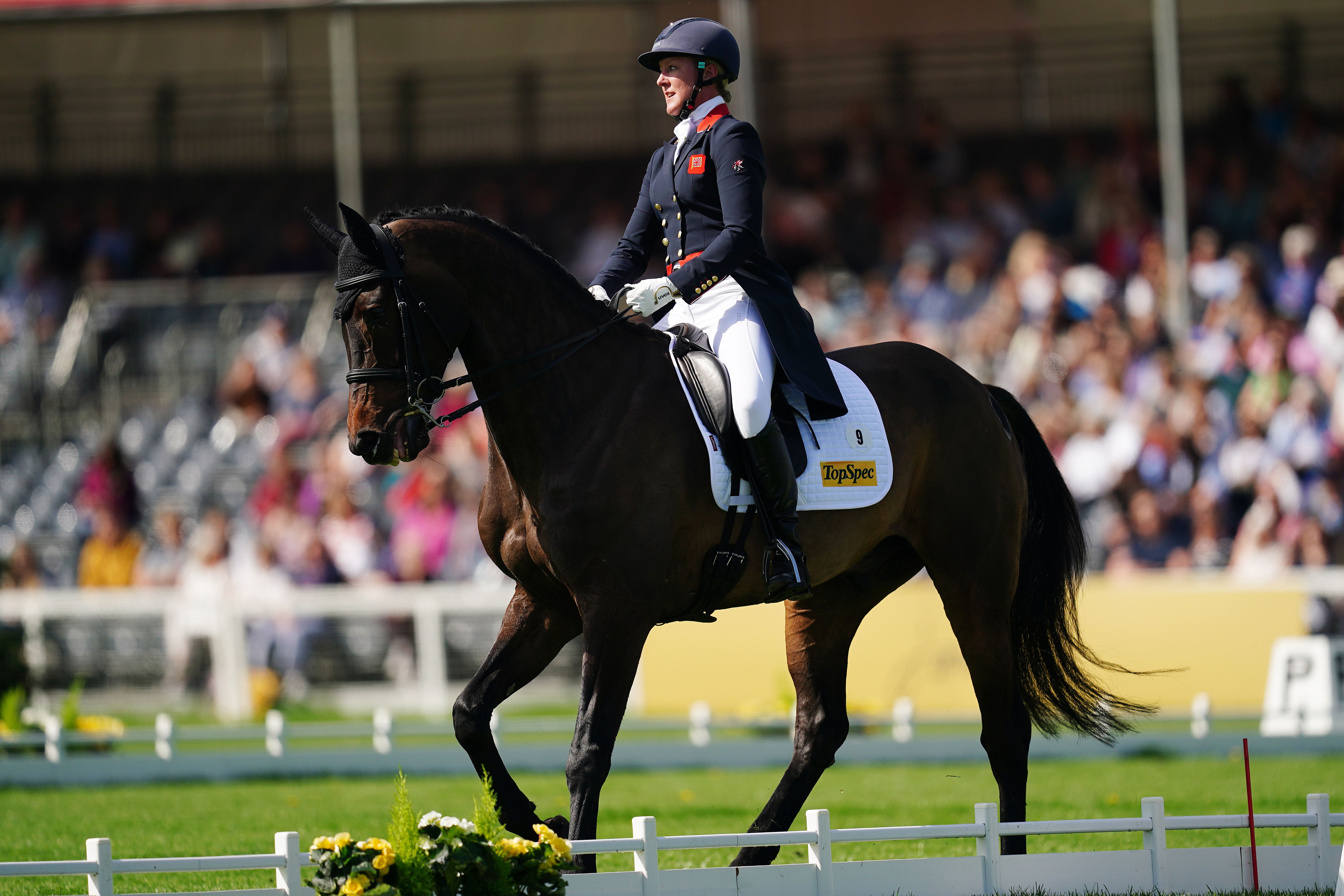 Nicola Wilson and JL Dublin (David Davies/PA)