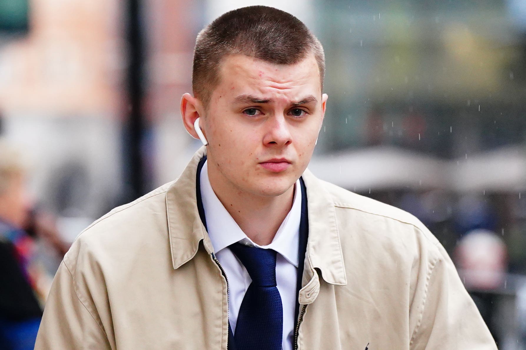 Charlie Broddle outside the Old Bailey (Victoria Jones/PA)