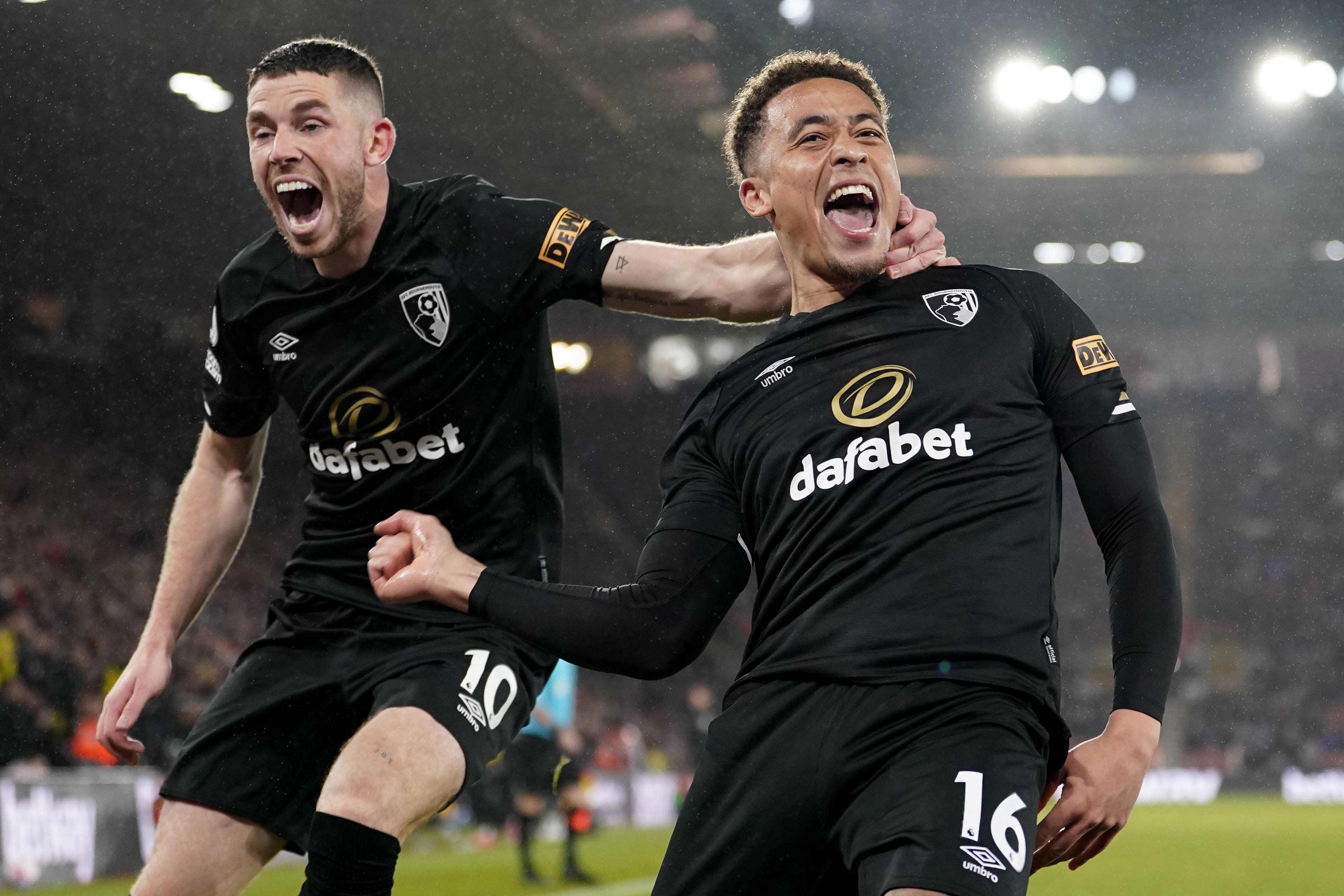 Marcus Tavernier (right) netted Bournemouth’s winner (Andrew Matthews/PA)