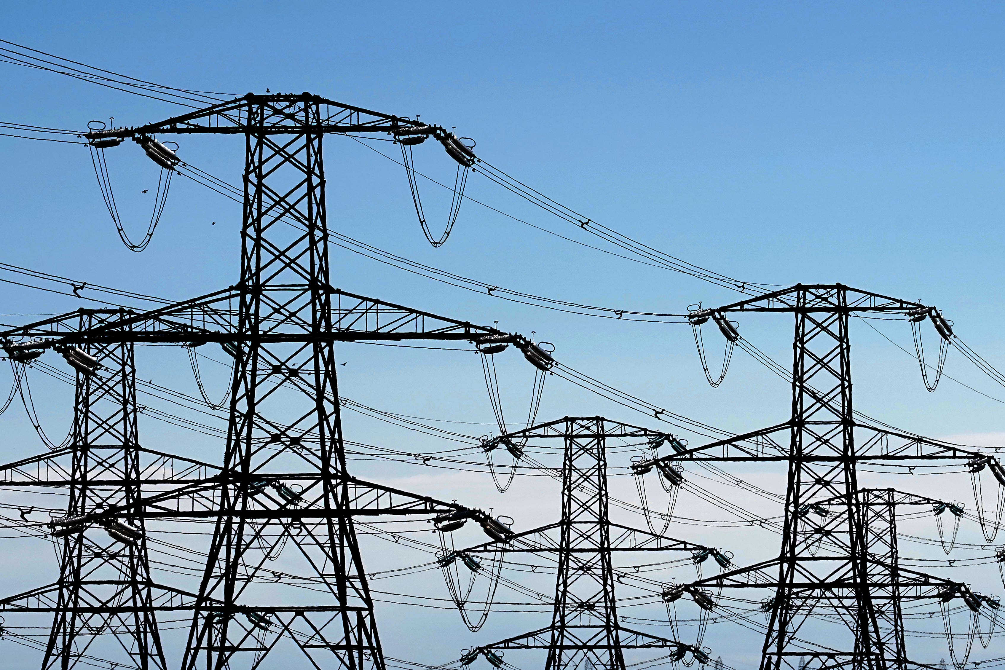 The UK wants to reach a green electricity grid by 2035 (Gareth Fuller/PA)