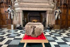 Stone of Destiny heads to London for coronation after leaving Edinburgh Castle