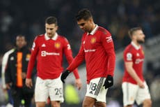 Man United players derided by manager Erik ten Hag for lack of effort in Tottenham draw