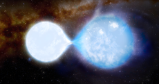 Two massive stars ‘touching’ each other will merge as black holes