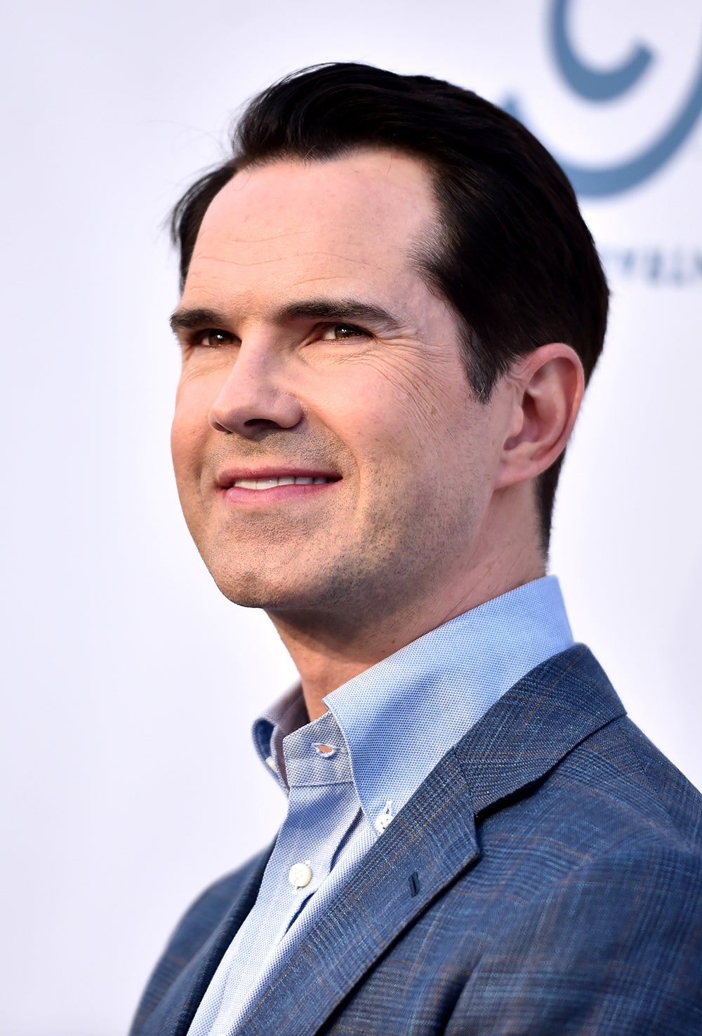 Comedian Jimmy Carr, whose hair transplant has been mocked on TV