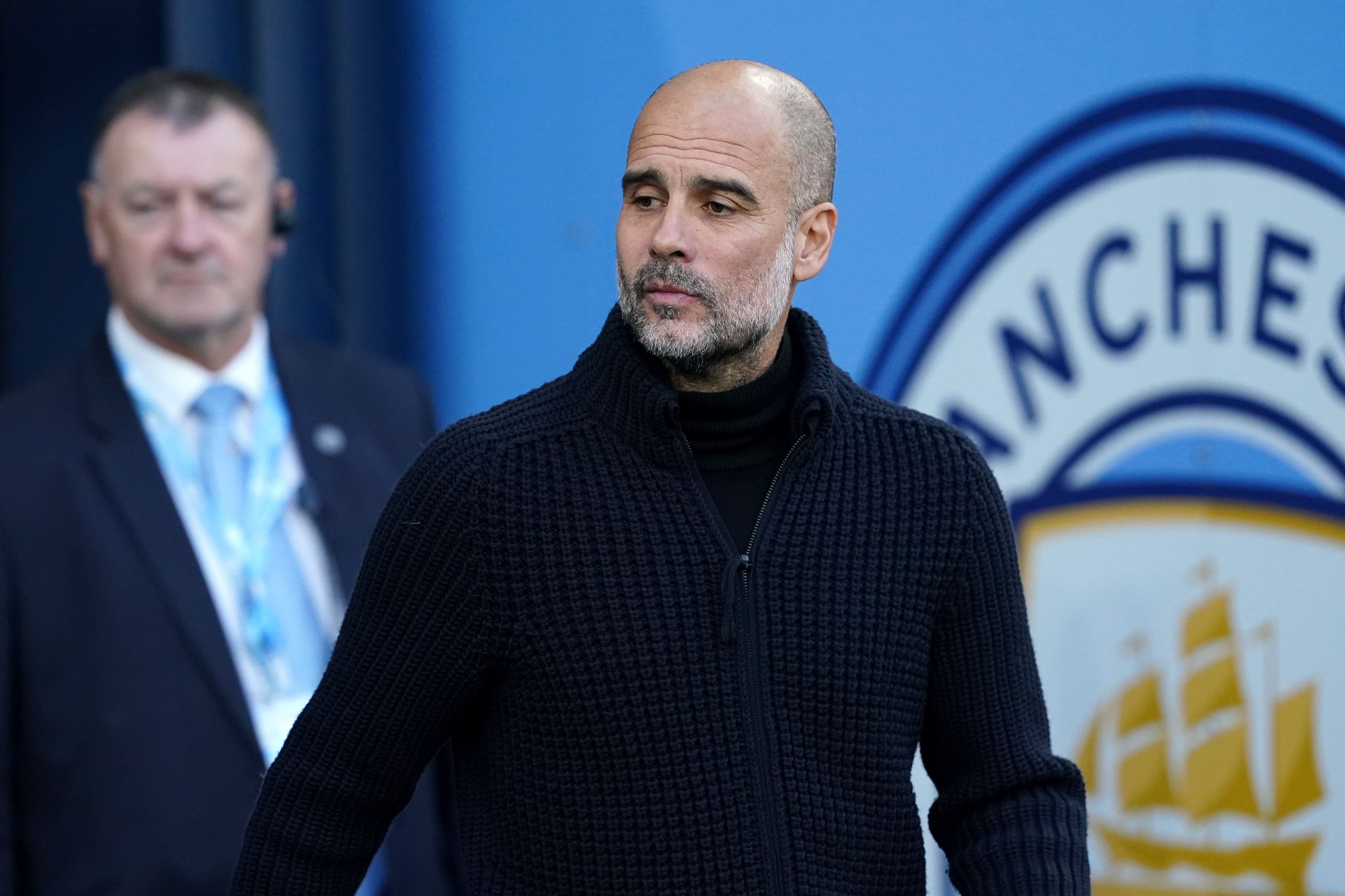 Pep Guardiola feels the Premier League title race is far from over (Martin Rickett/PA)