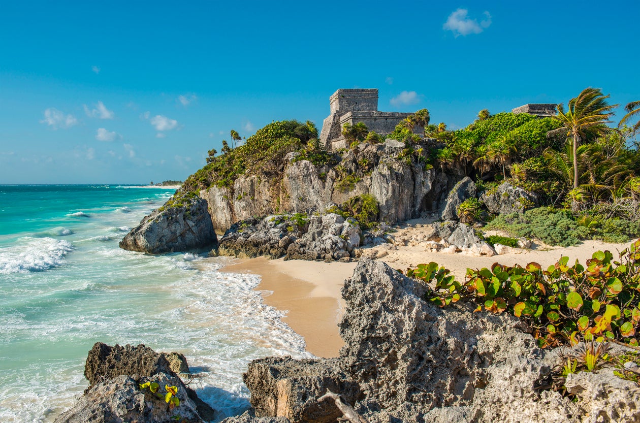 El Castillo overlooking Tulum beach