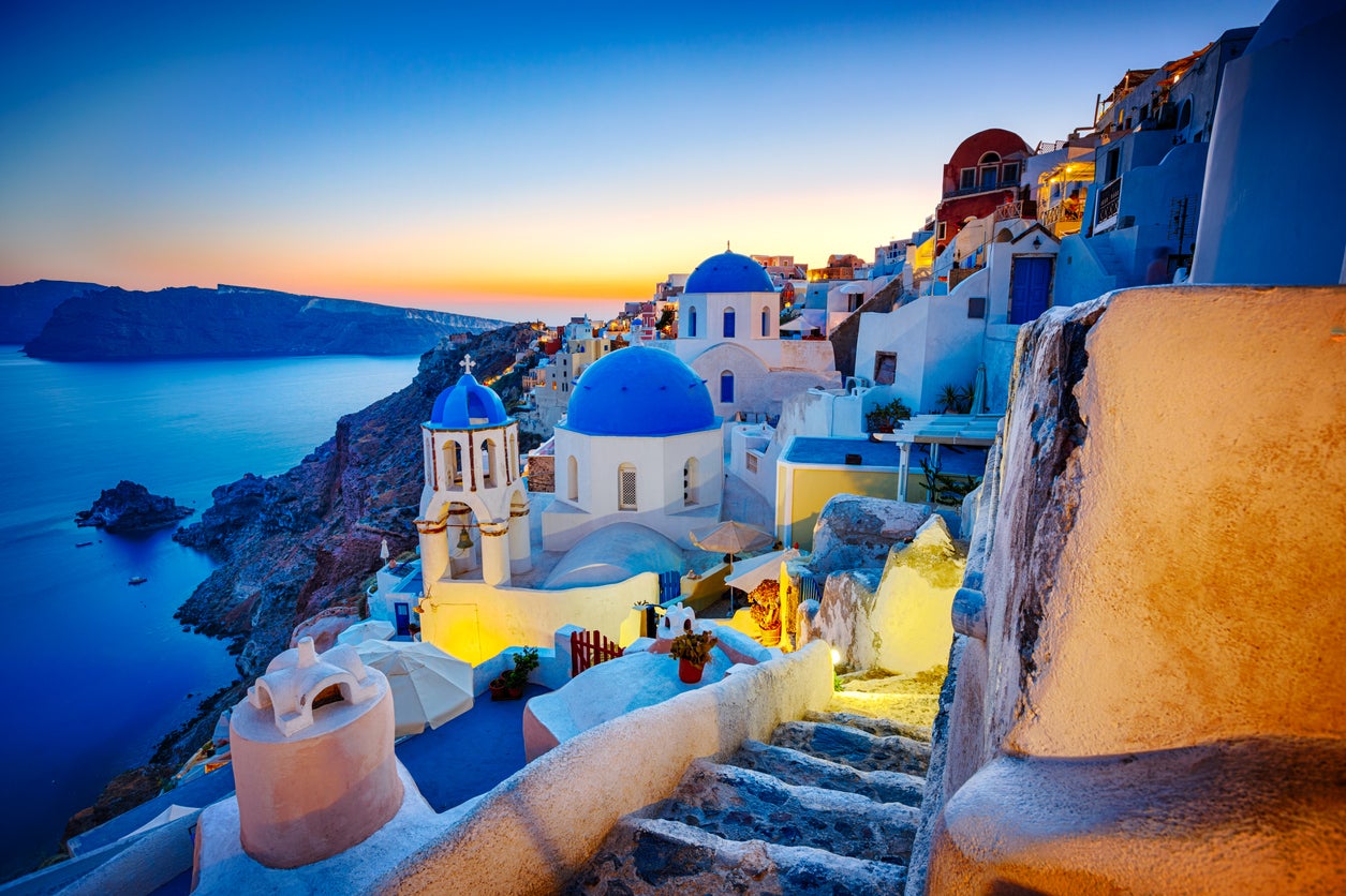 Oia, a cliff-clinging village on Santorini