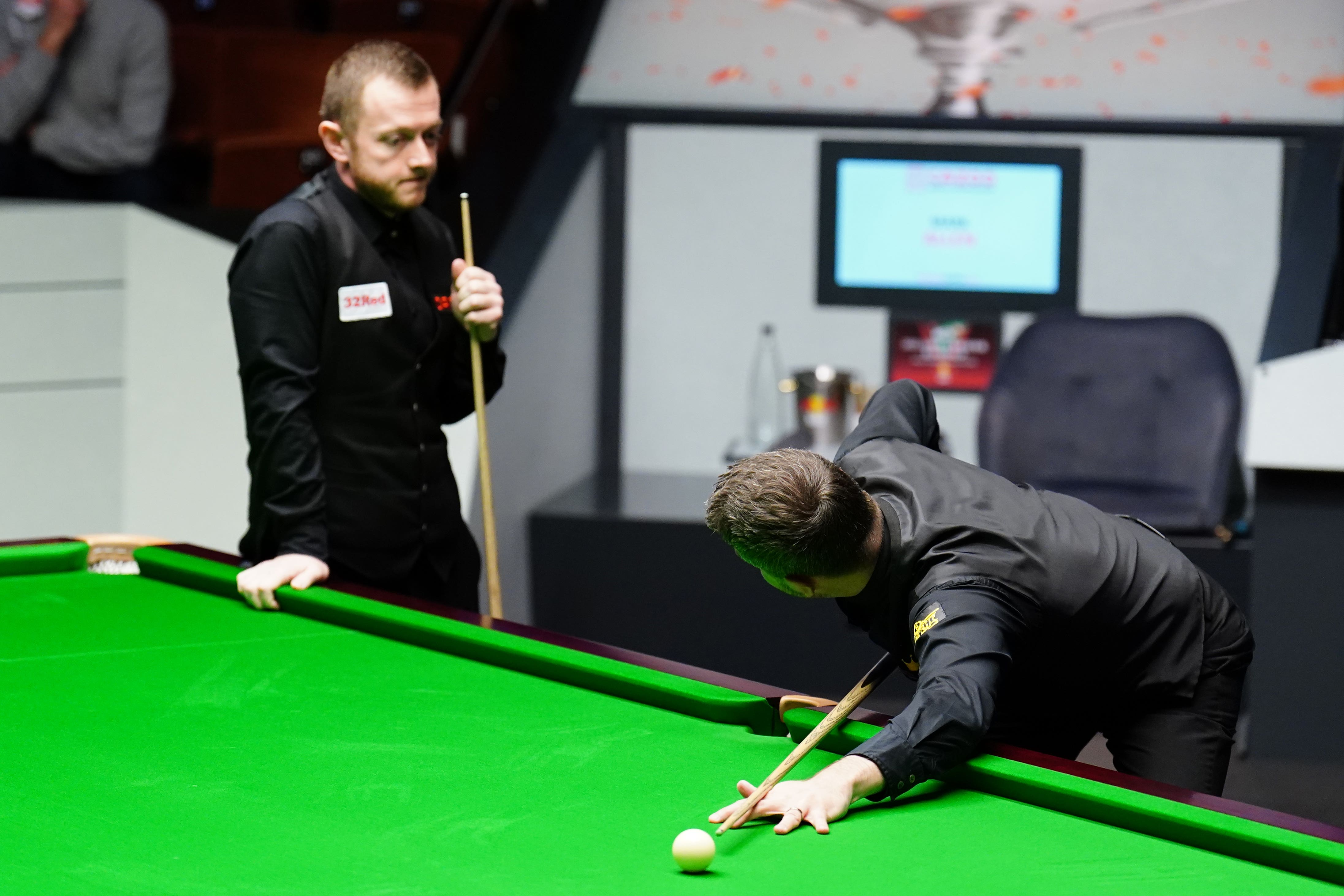 Mark Allen and Mark Selby are looking for a place in the final