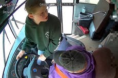 'Little hero:' Boy stops Michigan school bus with ill driver