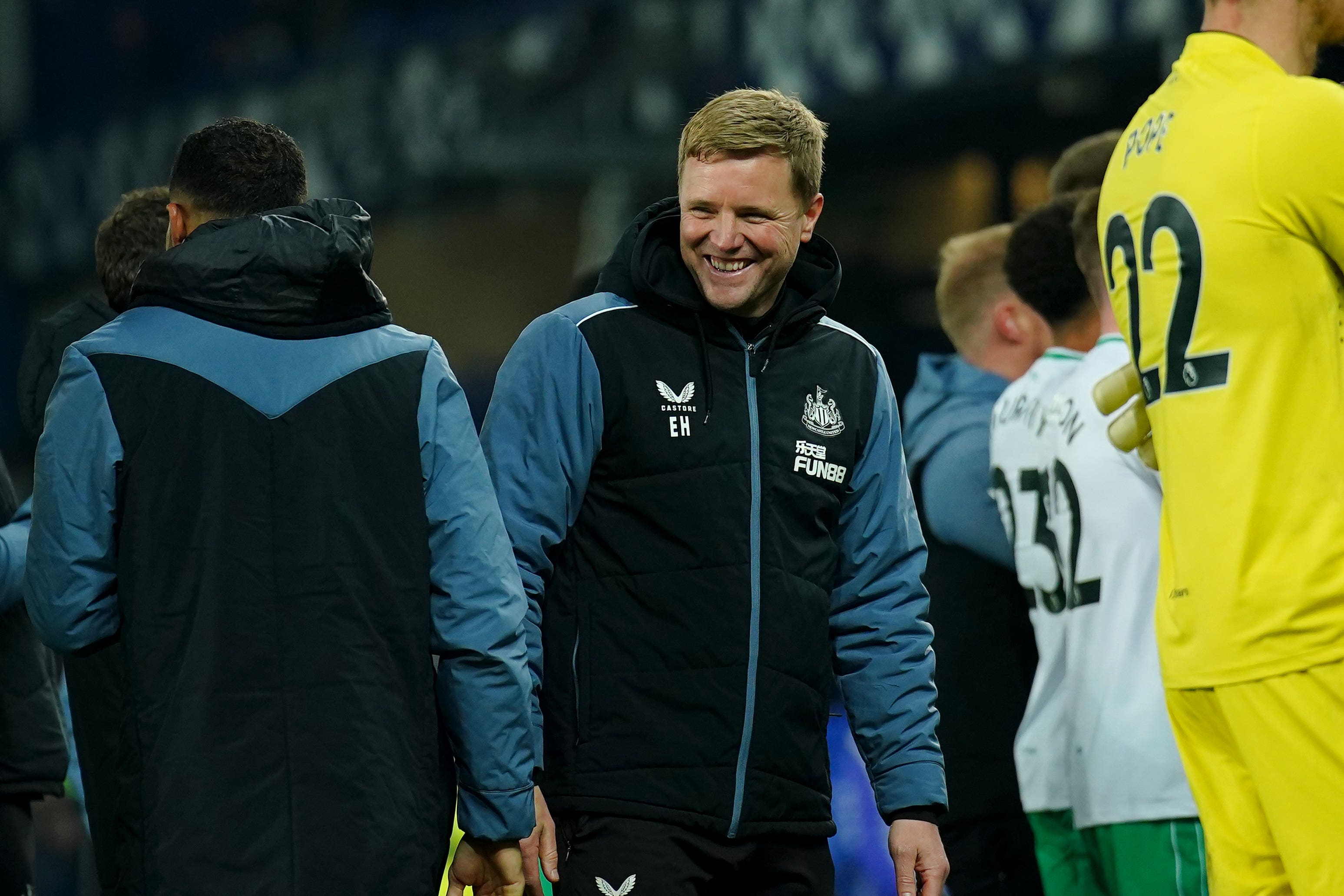 Newcastle head coach Eddie Howe is proud of the club’s unity (Peter Byrne/PA)