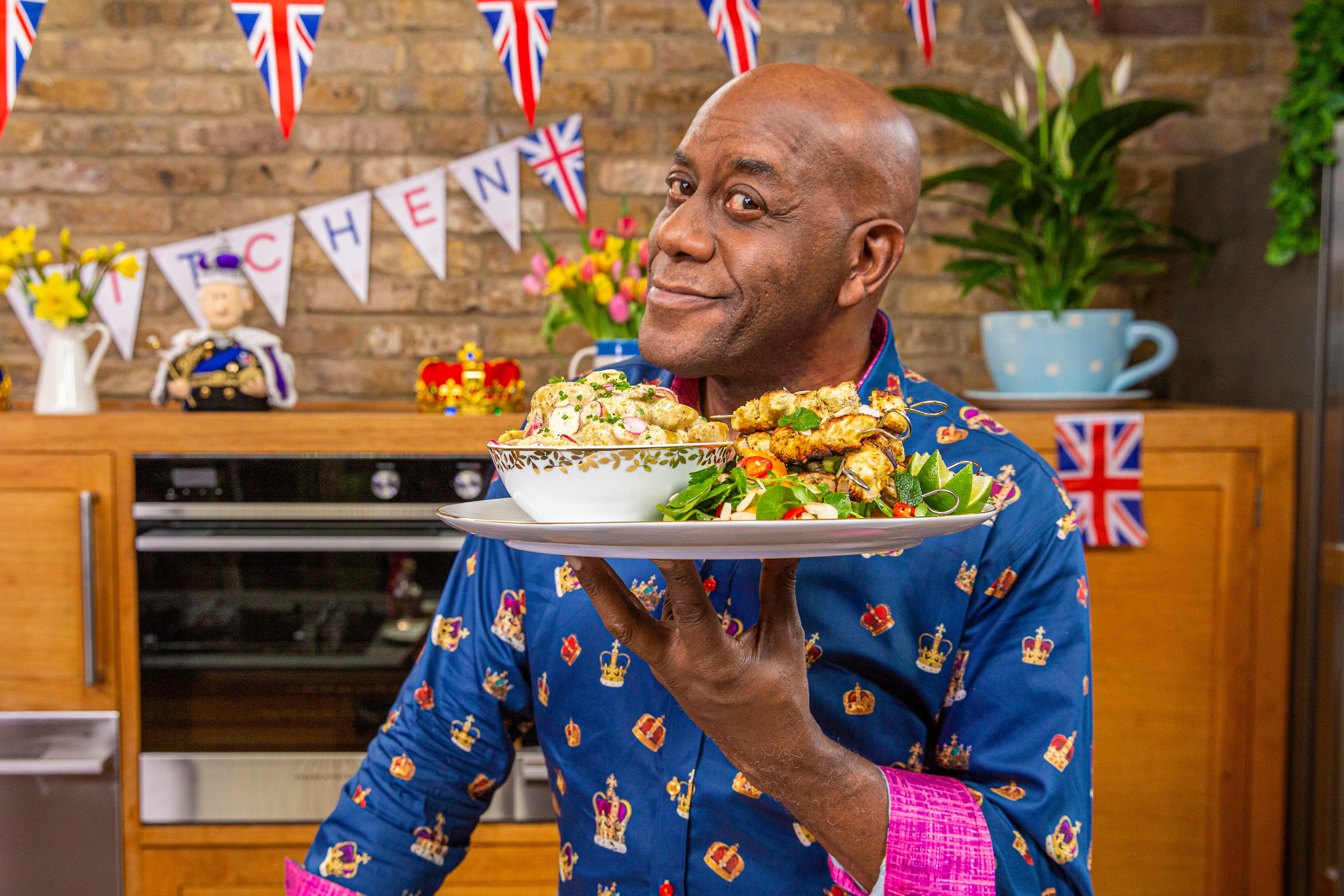 Ainsley Harriott has created a modern version of coronation chicken (ITV/PA)