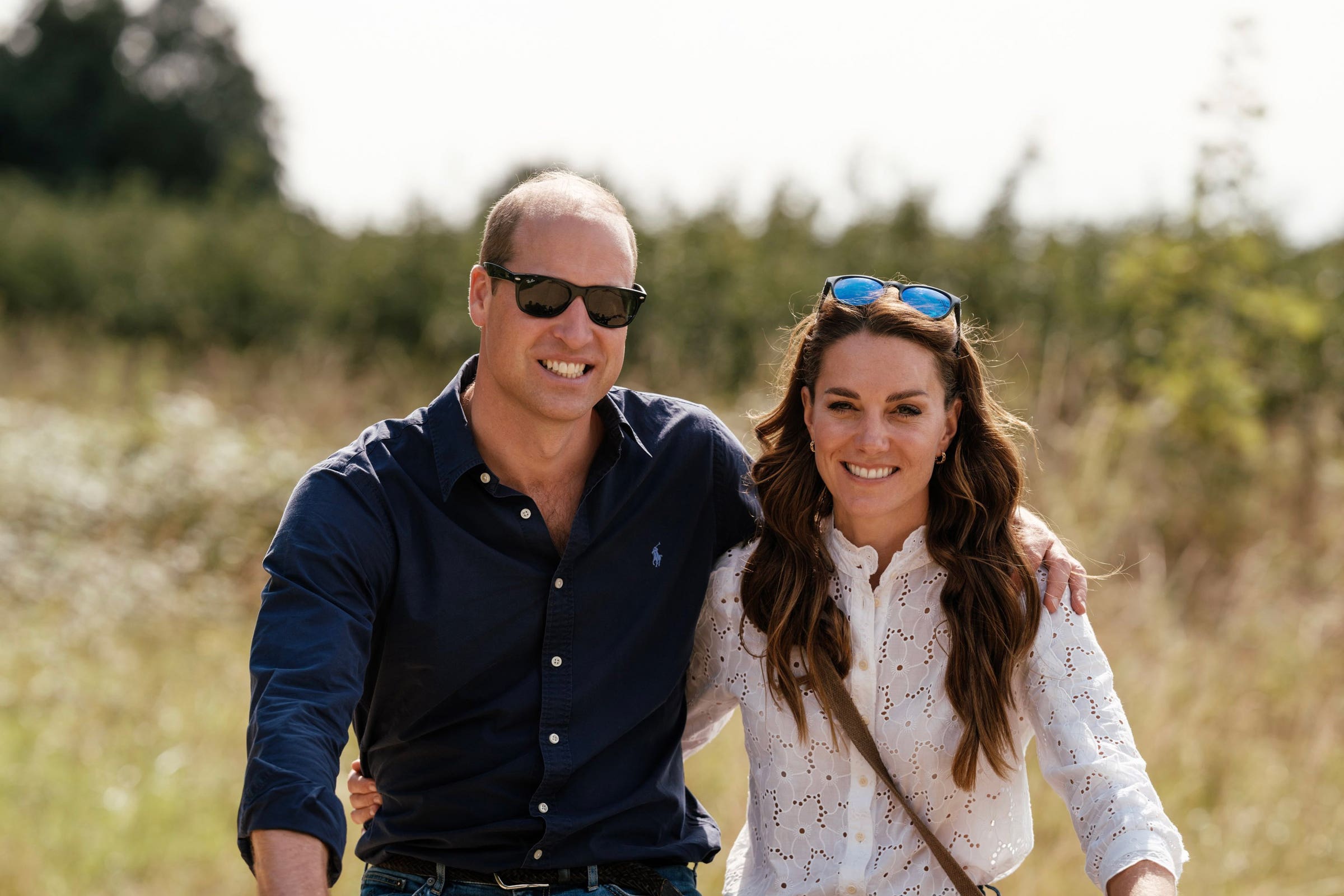 The couple in Norfolk last year (Matt Porteous/Kensington Palace/PA)