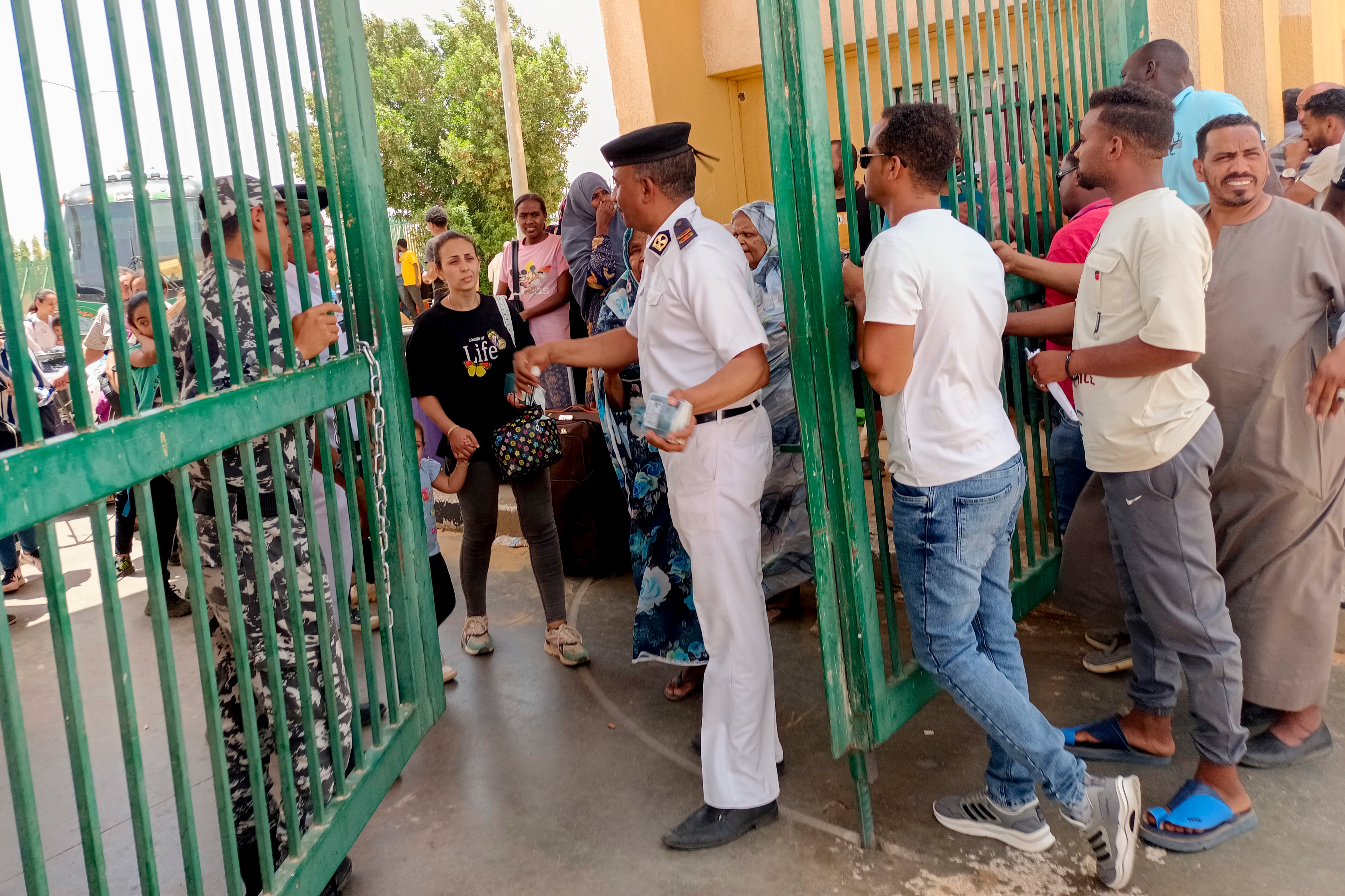 Egypt Sudan Evacuees