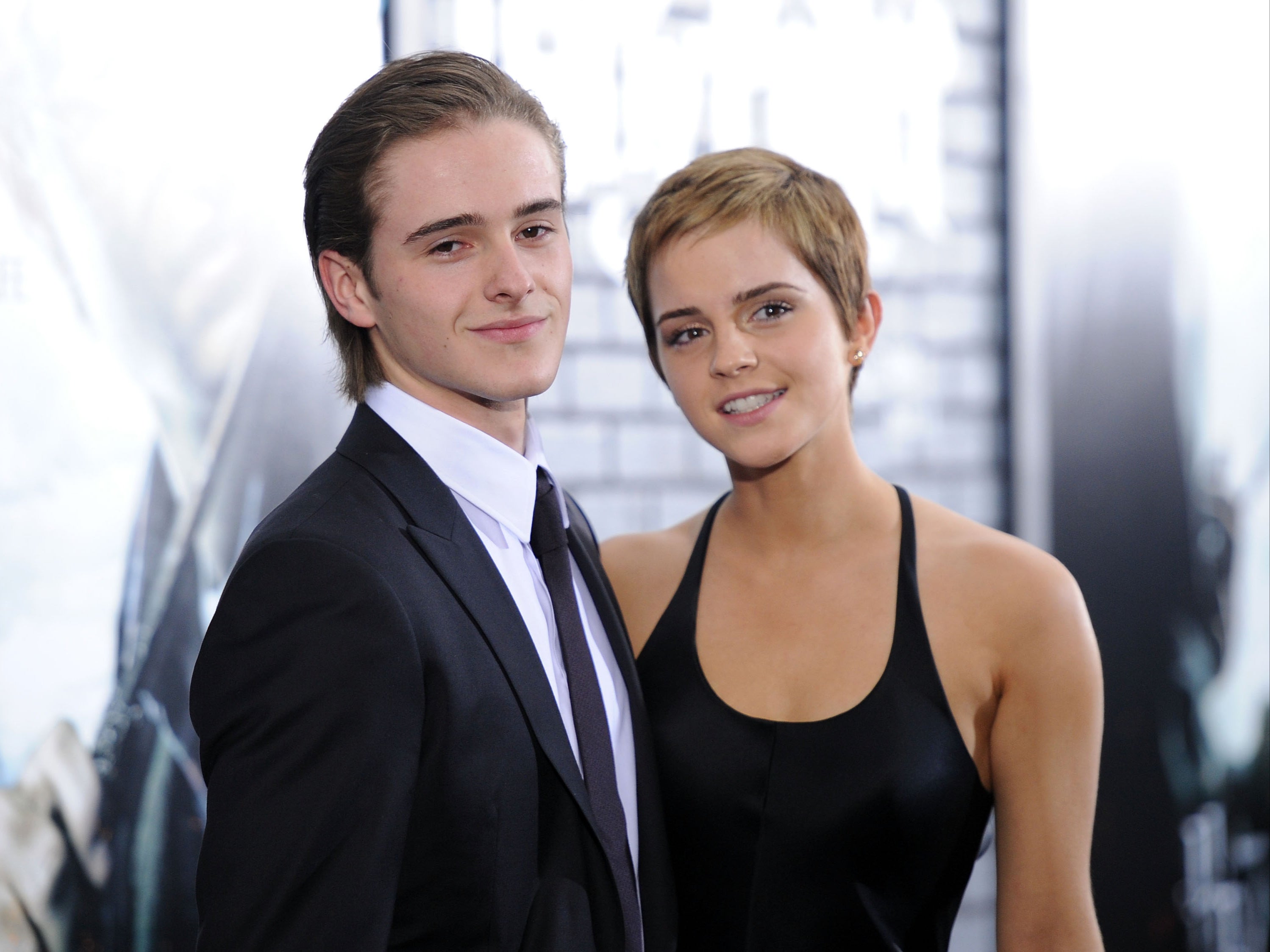 Emma Watson with her brother Alex